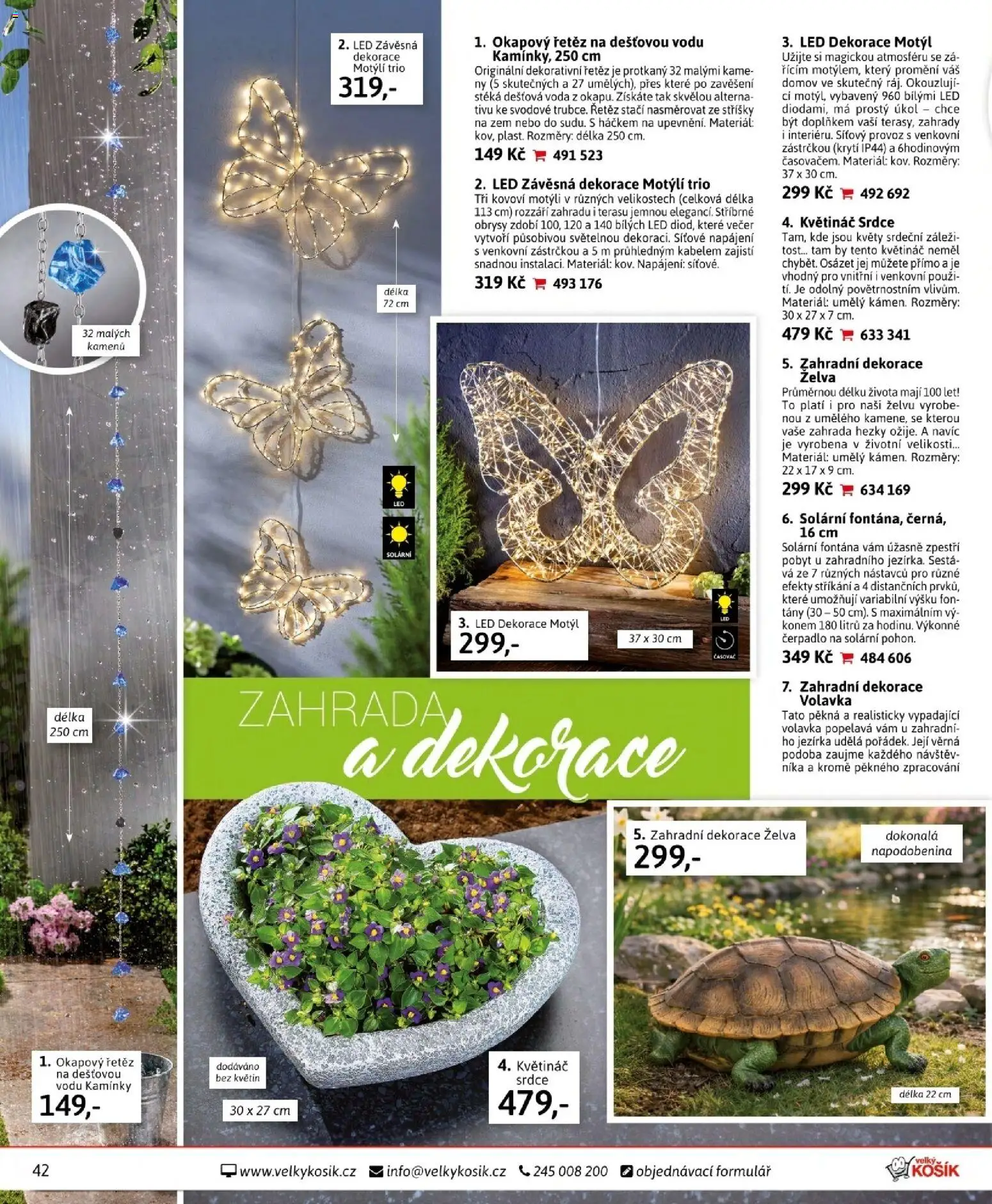 Velký Košík katalog duben 2026 od 01.04.2026 | Strana: 42 | Produkty: Voda, Časovač, Čerpadlo, LED