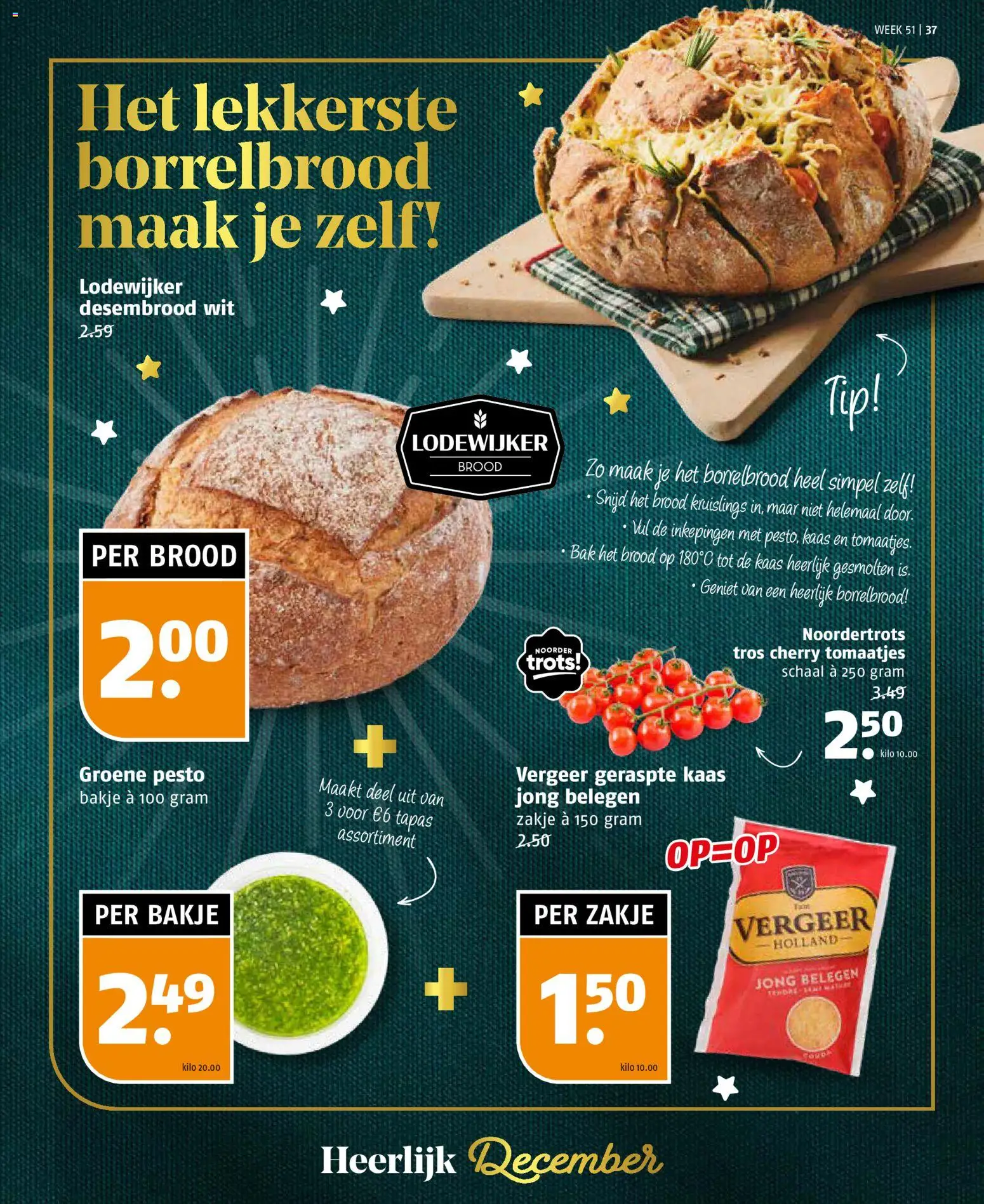 {H1} | Pagina: 37 | Producten: Kaas, Brood, Schaal