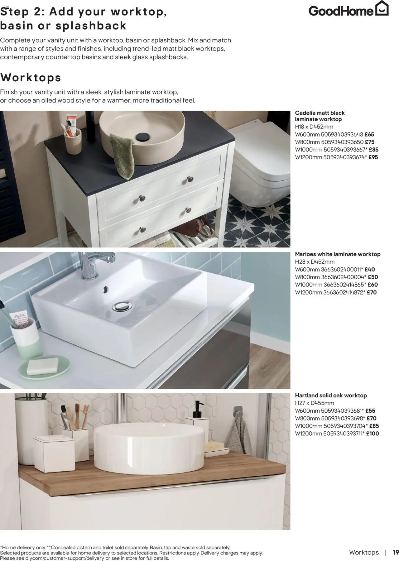 | Page: 19 | Products: Toilet, Worktop, Laminate worktop