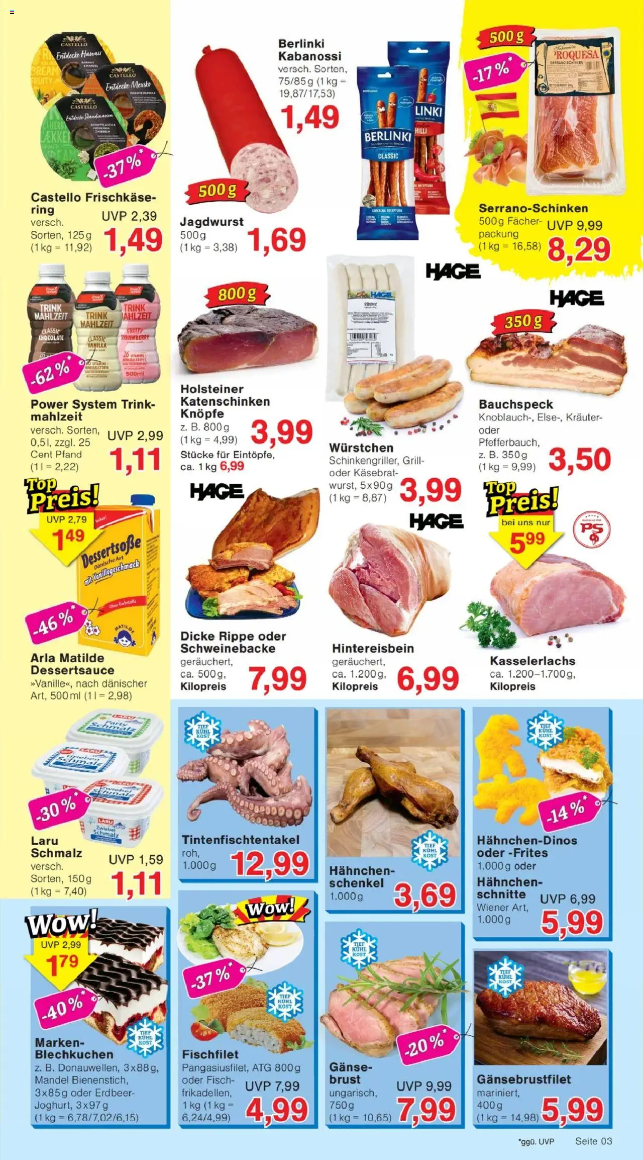 Jawoll Prospekt – gültig ab 20.10.2025 | Seite: 3 | Produkte: Grill, Fisch, Serrano schinken, Schinken