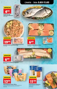 Pogląd oferty "Łosoś pieczony Marinero:, z papryczką chilli, z czosnkiem niedźwiedzim" - ważna od 05.03.2026 | Strona: 43