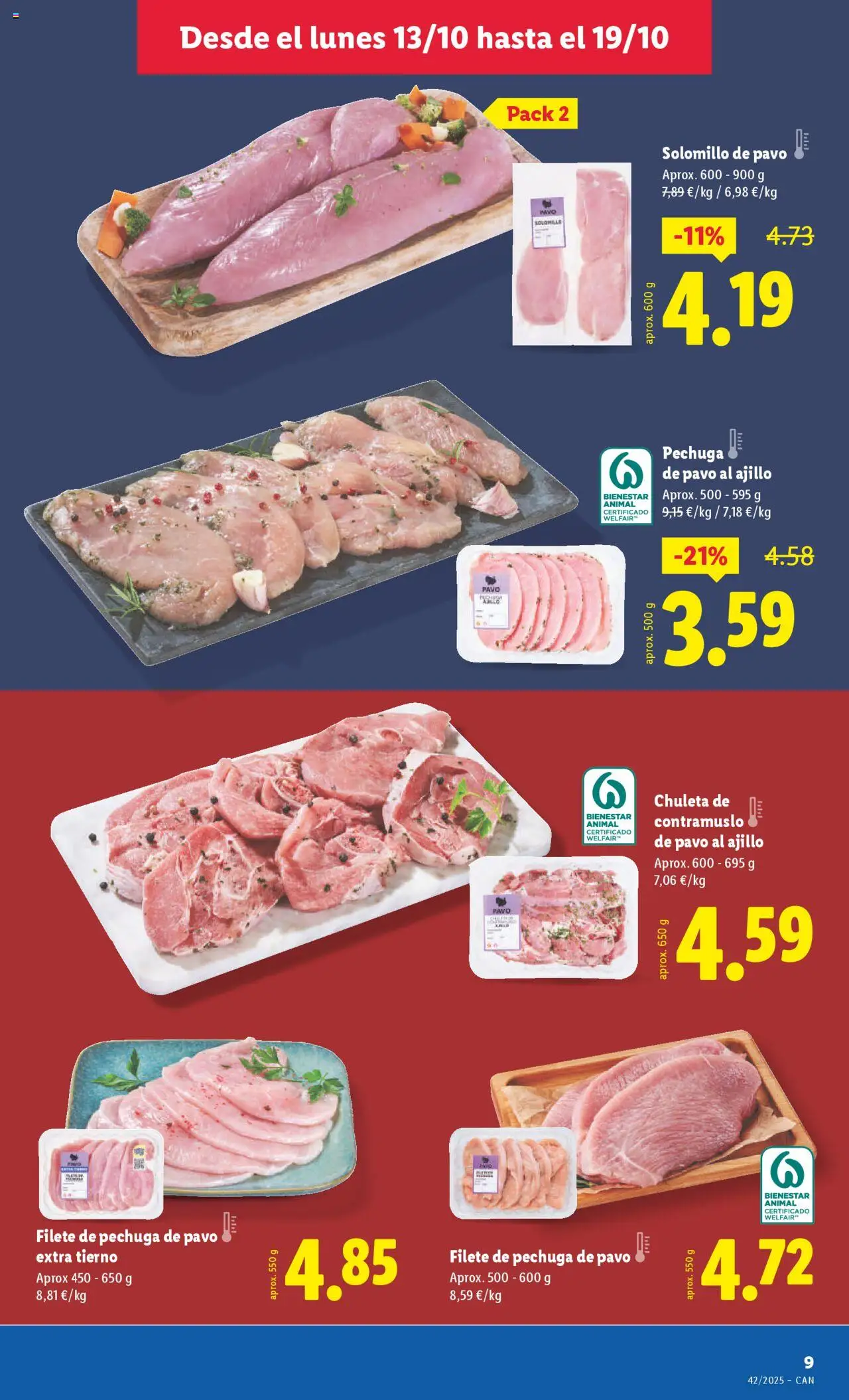 Lidl - Canarias │ válido desde el 13.10.2025 | Página: 13 | Productos: Filete