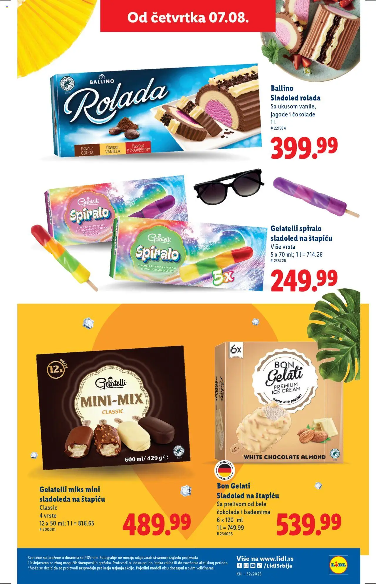 Lidl katalog - važi od 07.08.2025 | Strana: 31 | Proizvode: Jagode, Sladoled