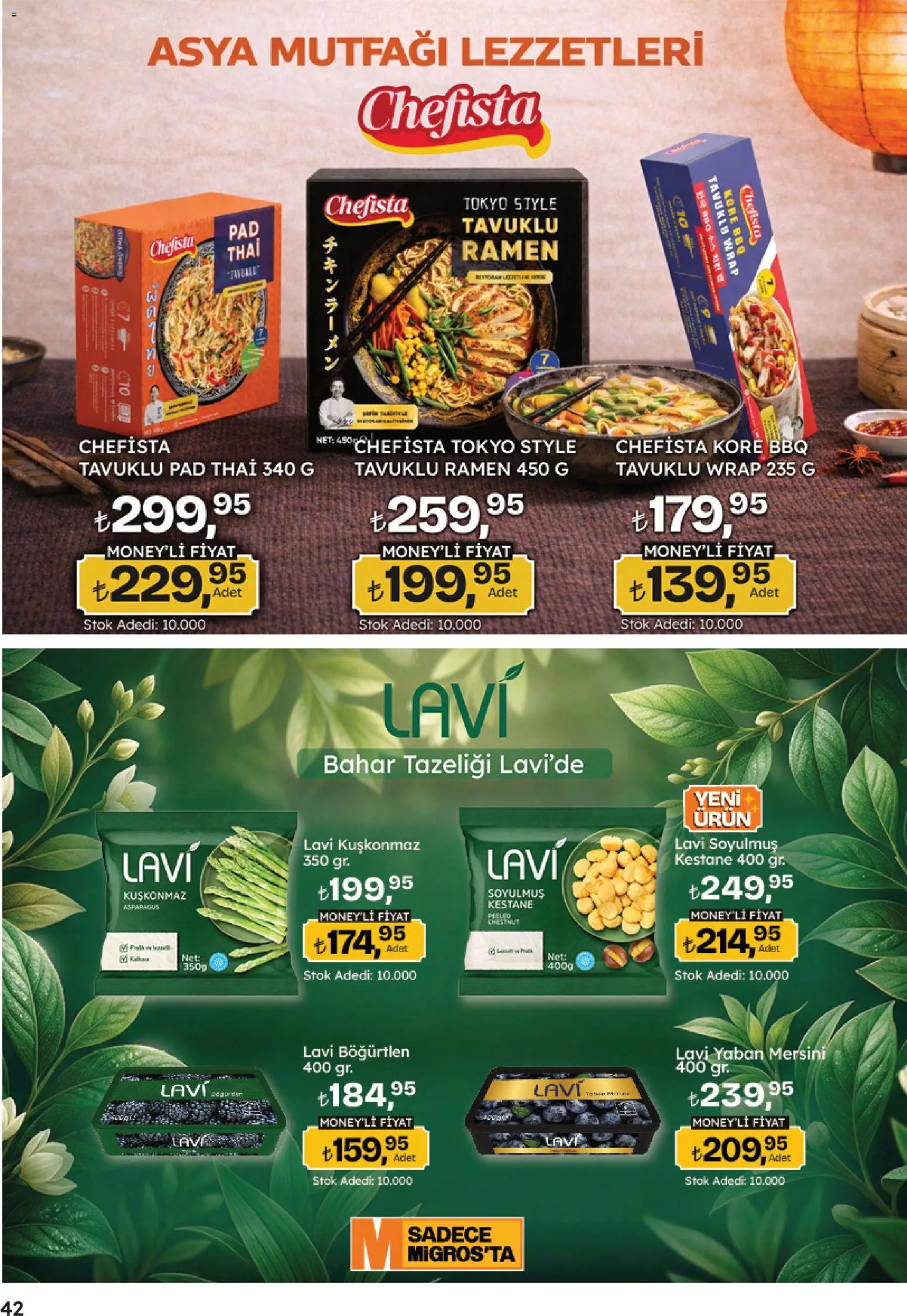 Migros Katalog - 5M Migroskop Dijital - 16.04.2026 tarihinden itibaren geçerlidir | Sayfa: 42 | Ürünler: Böğürtlen, Kestane, Yaban mersini, Kuşkonmaz