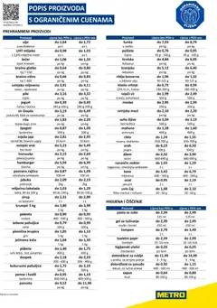 Metro - Zaštićena cijena - Pregled kataloga iz trgovine Metro, vrijedi od 27.11.2025