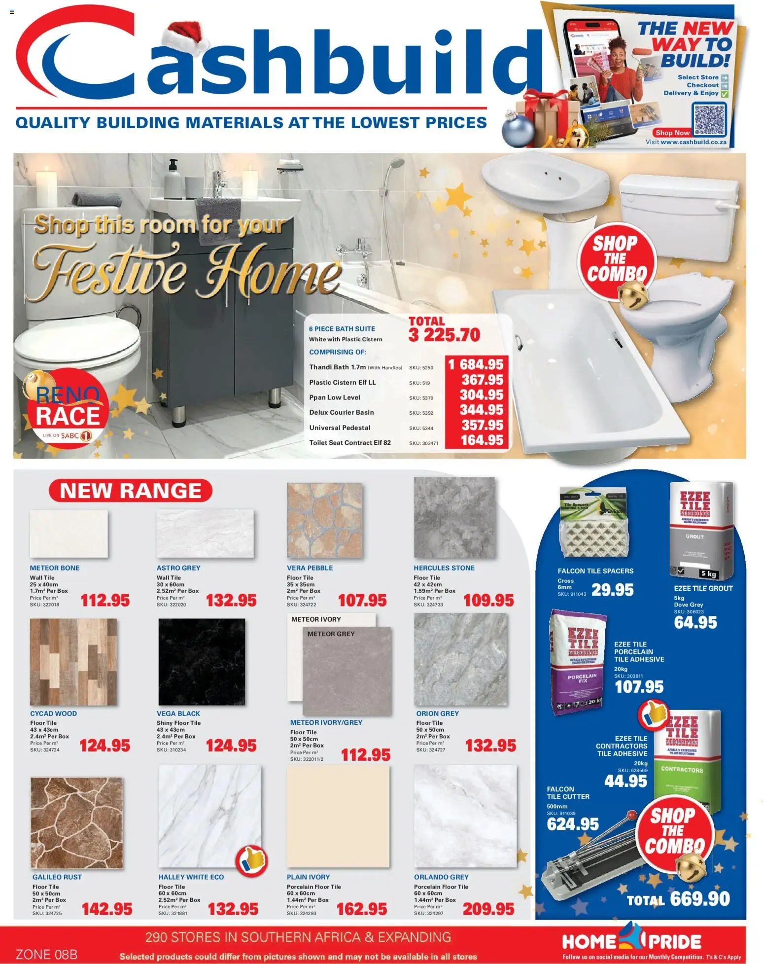 New Cashbuild catalogue – valid from 08.12.2025 | Page: 1 | Products: Pedestal, Box, Bath, Toilet seat