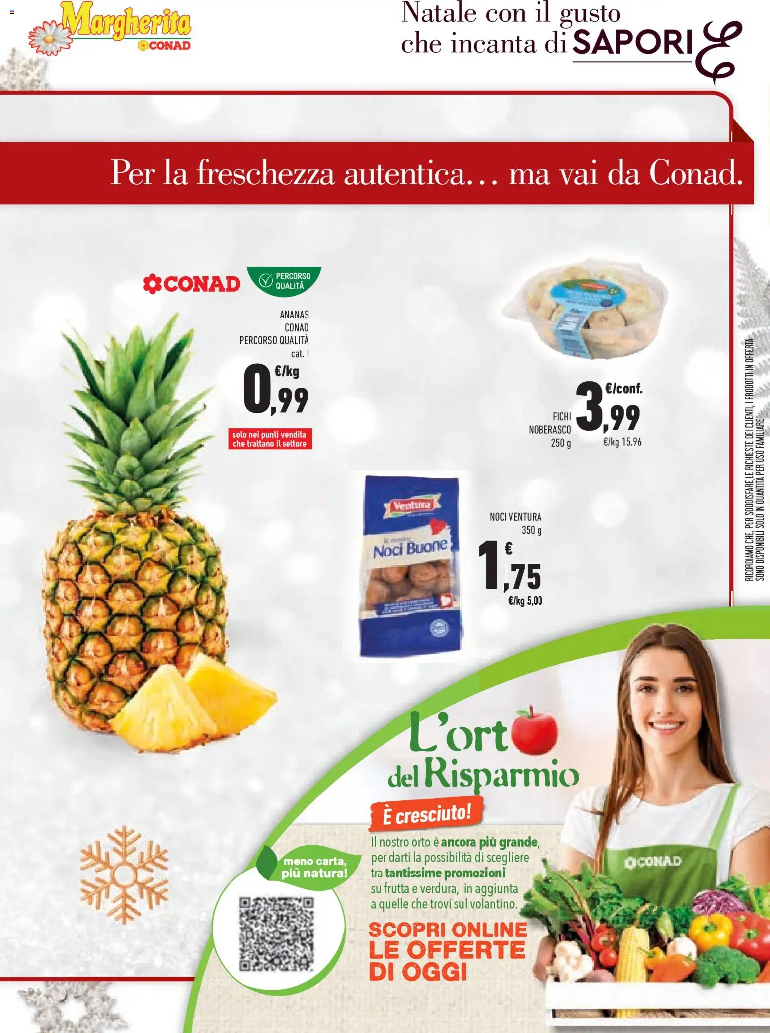 Volantino Conad del 15.12.2025 | Pagina: 15 | Prodotti: Frutta, Noci, Ananas