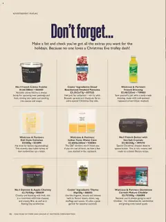 Preview of Waitrose - Christmas valid from 01.10.2025 | Page: 92 | Products: Herb, Cheddar, Oil, Ham