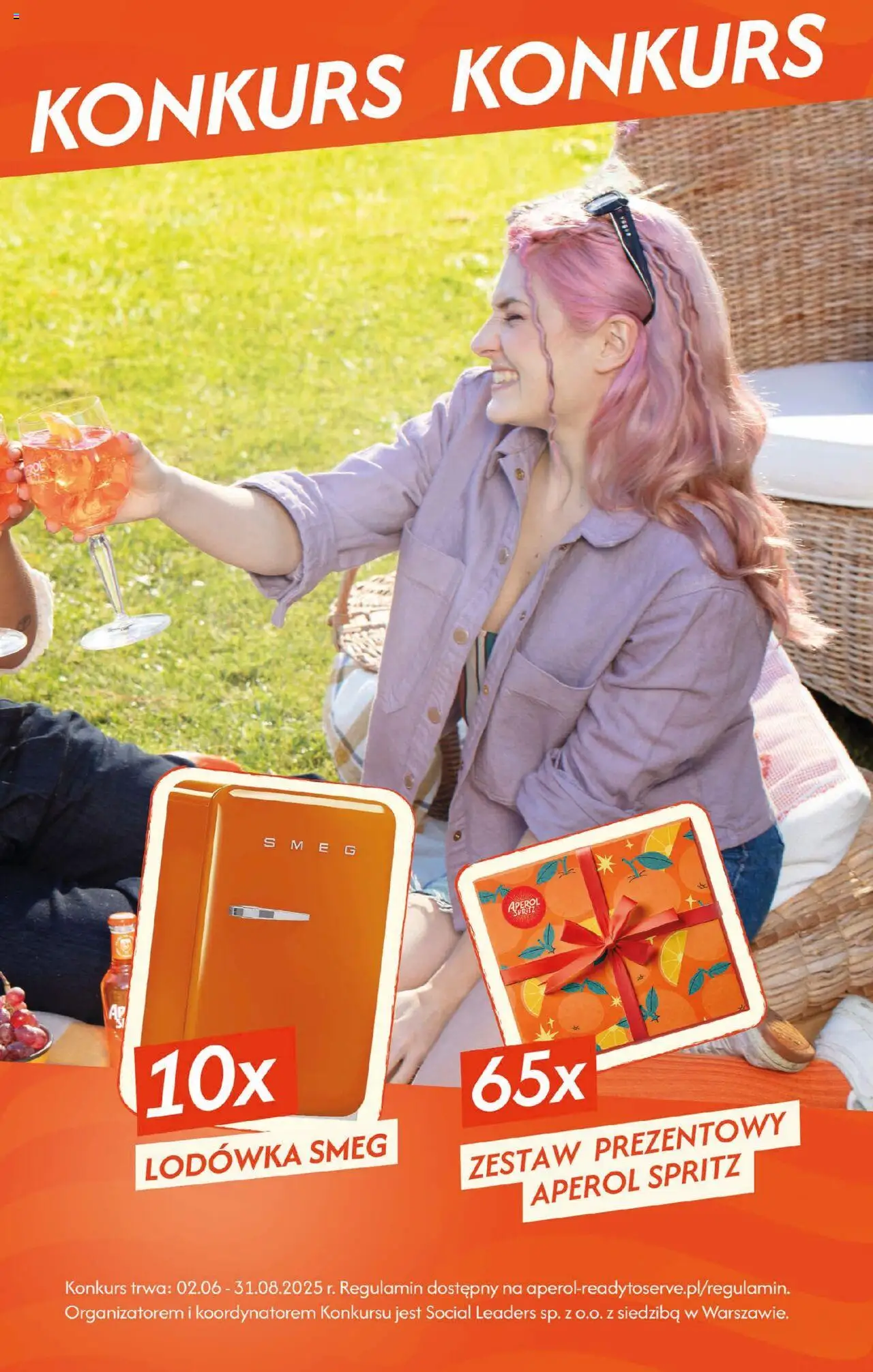 Biedronka gazetka - Czas na toast od 28.07.2025 | Strona: 5 | Produkty: Lodówka, Aperol