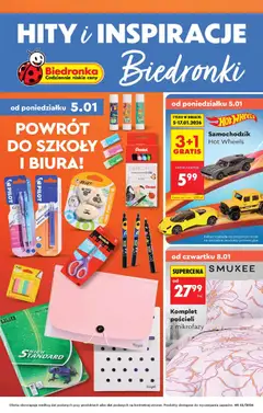 Pogląd oferty "Biedronka gazetka - Hity i inspiracje" - ważna od 05.01.2026