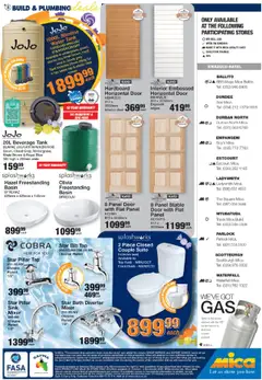 MICA specials catalogue – valid from 21.10.2025 | Page: 11 | Products: Tank, Mixer, Bath, Tap