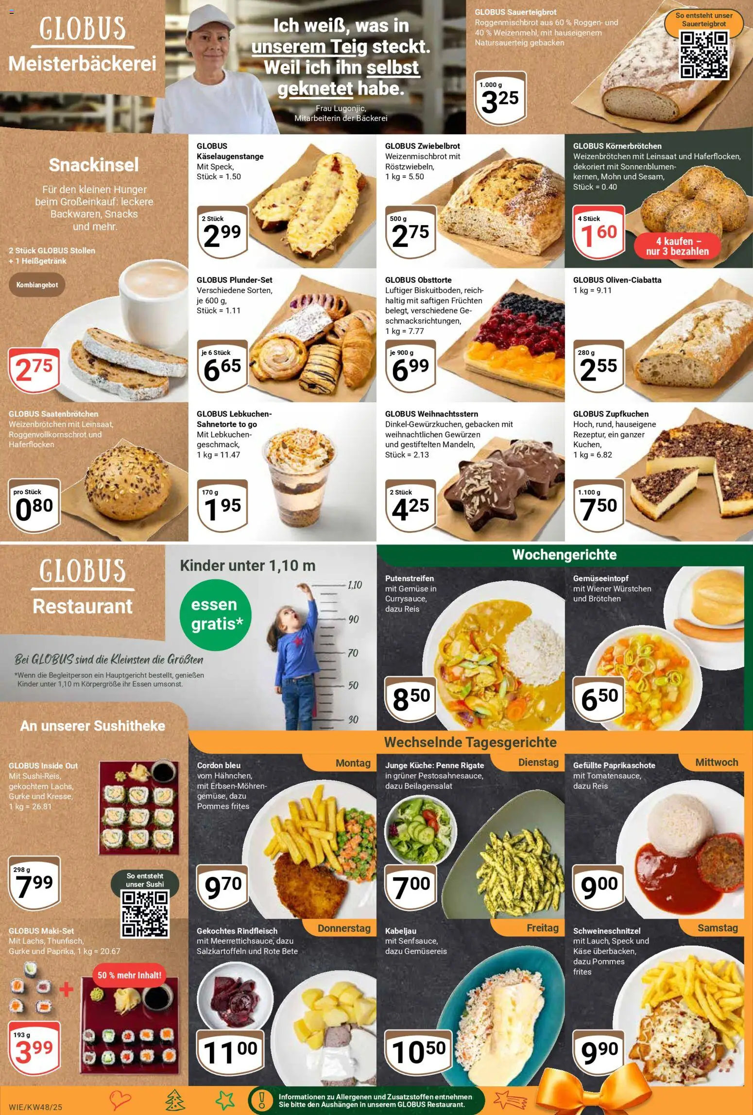 Globus prospekt Waghäusel-Wiesental	 – gültig ab 24.11.2025 | Seite: 7 | Produkte: Wiener wurstchen, Käse, Pommes, Gemüse