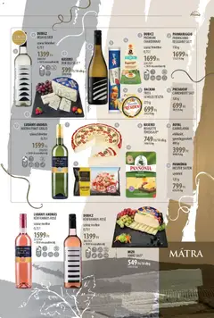 CBA Príma Borkatalógus - amely érvényes a következő dátumtól: 11.11.2025 | Oldal: 13 | Termékek: Sajtok, Leveles tészta, Sajt, Camembert