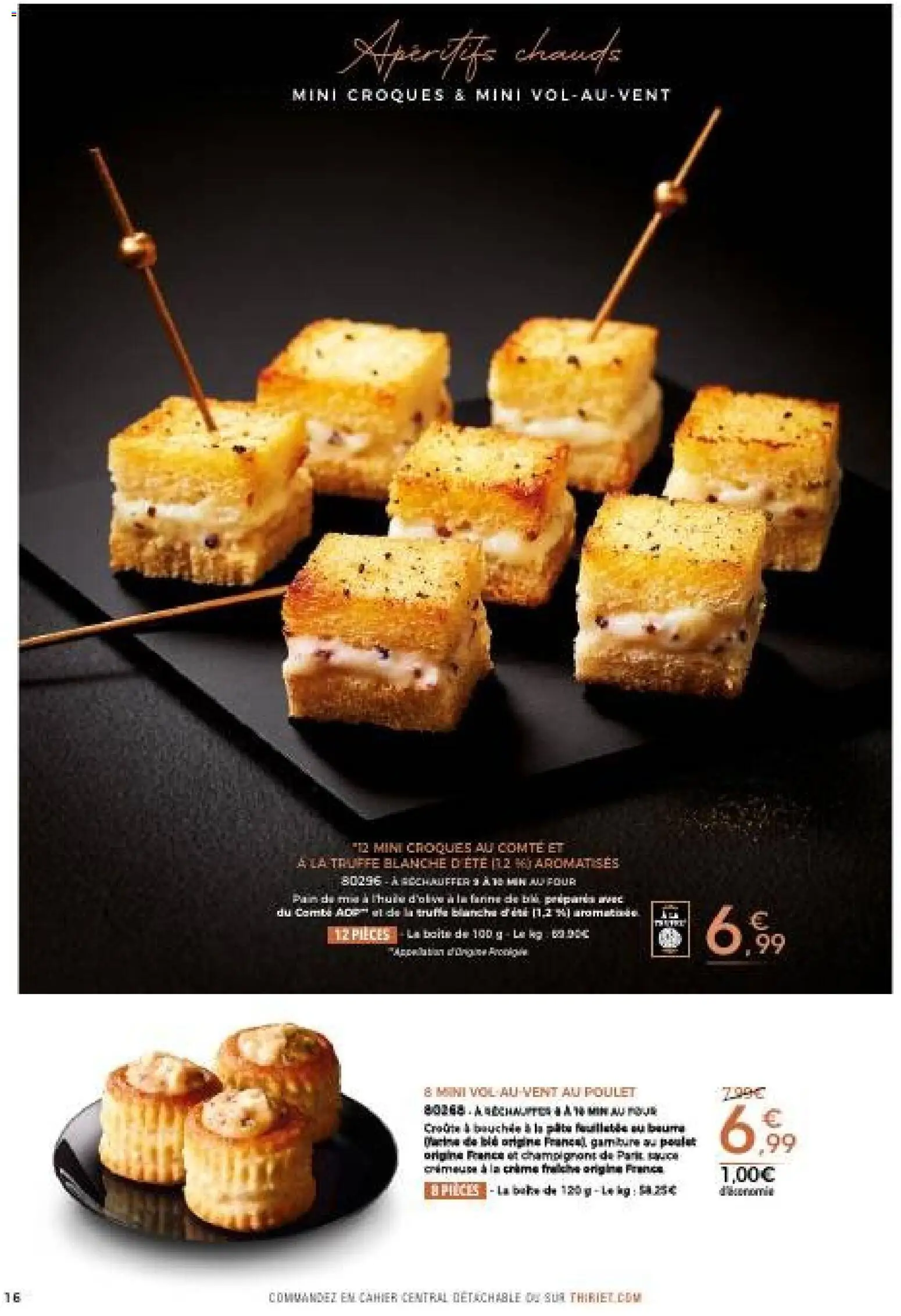 {H1} | Page: 16 | Produits: Pâte feuilletée, Pain, Crème fraiche, Crème