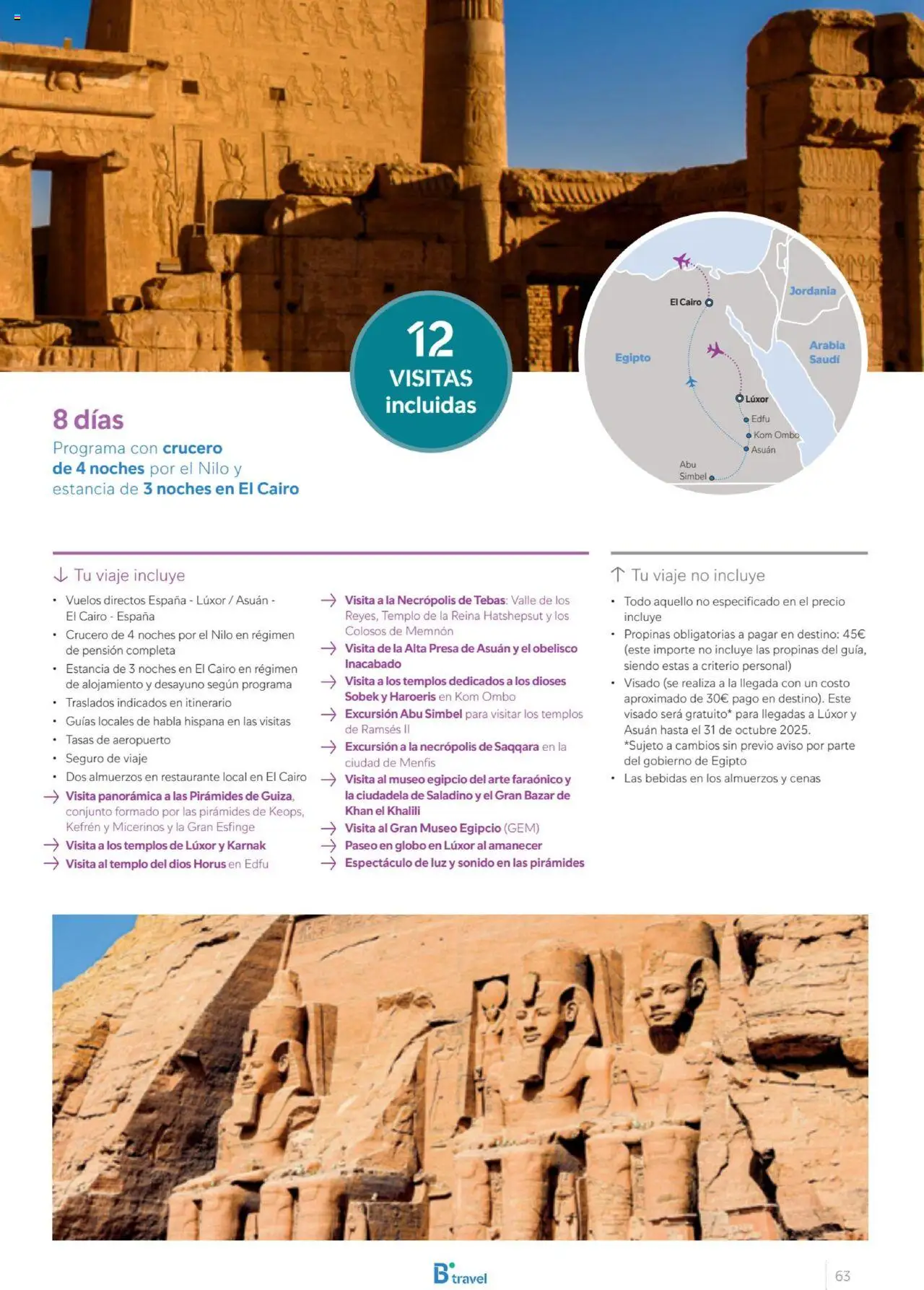 B the travel brand Egipto │ válido desde el 01.07.2025 | Página: 63