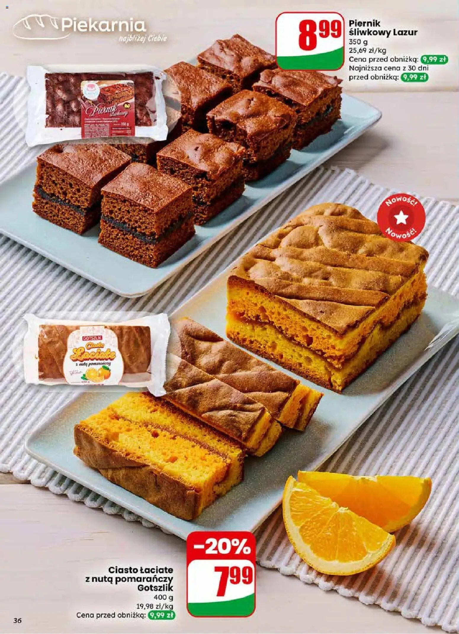 Dino Gazetka od 25.02.2026 | Strona: 36 | Produkty: Ciasto, Piernik, Piekarnia