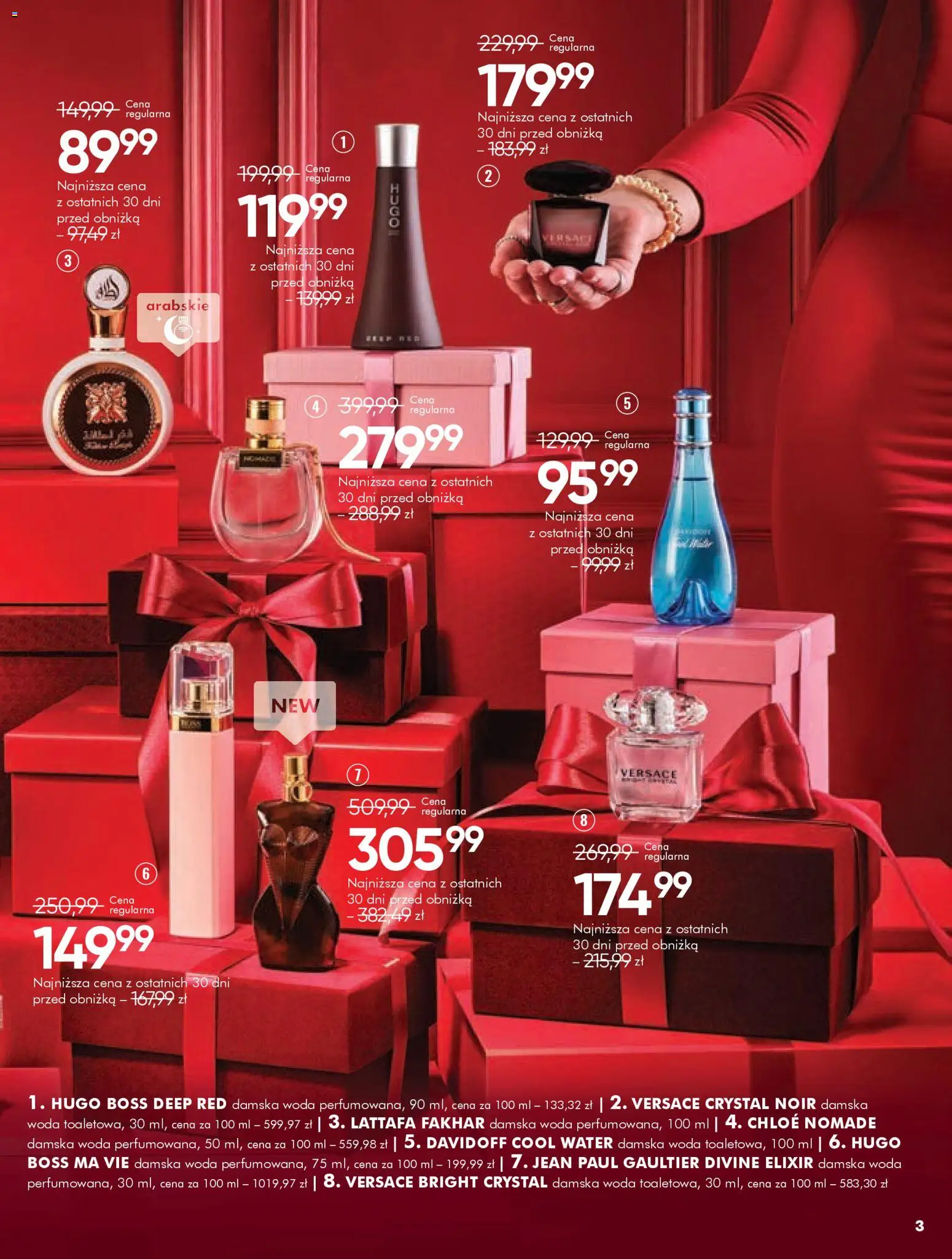 Super-pharm Gazetka - Jakie Piękne Święta od 01.12.2025 | Strona: 3 | Produkty: Woda