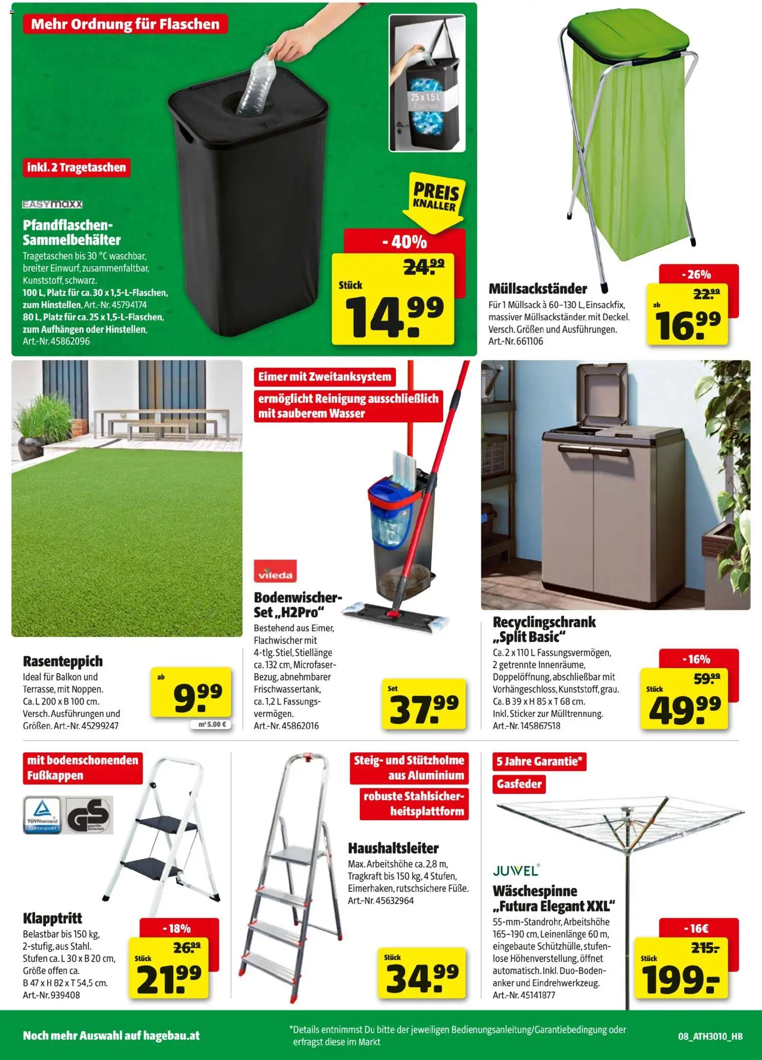 Hagebau Flugblatt gültig ab 24.02.2026 | Seite: 8 | Produkte: Wasser