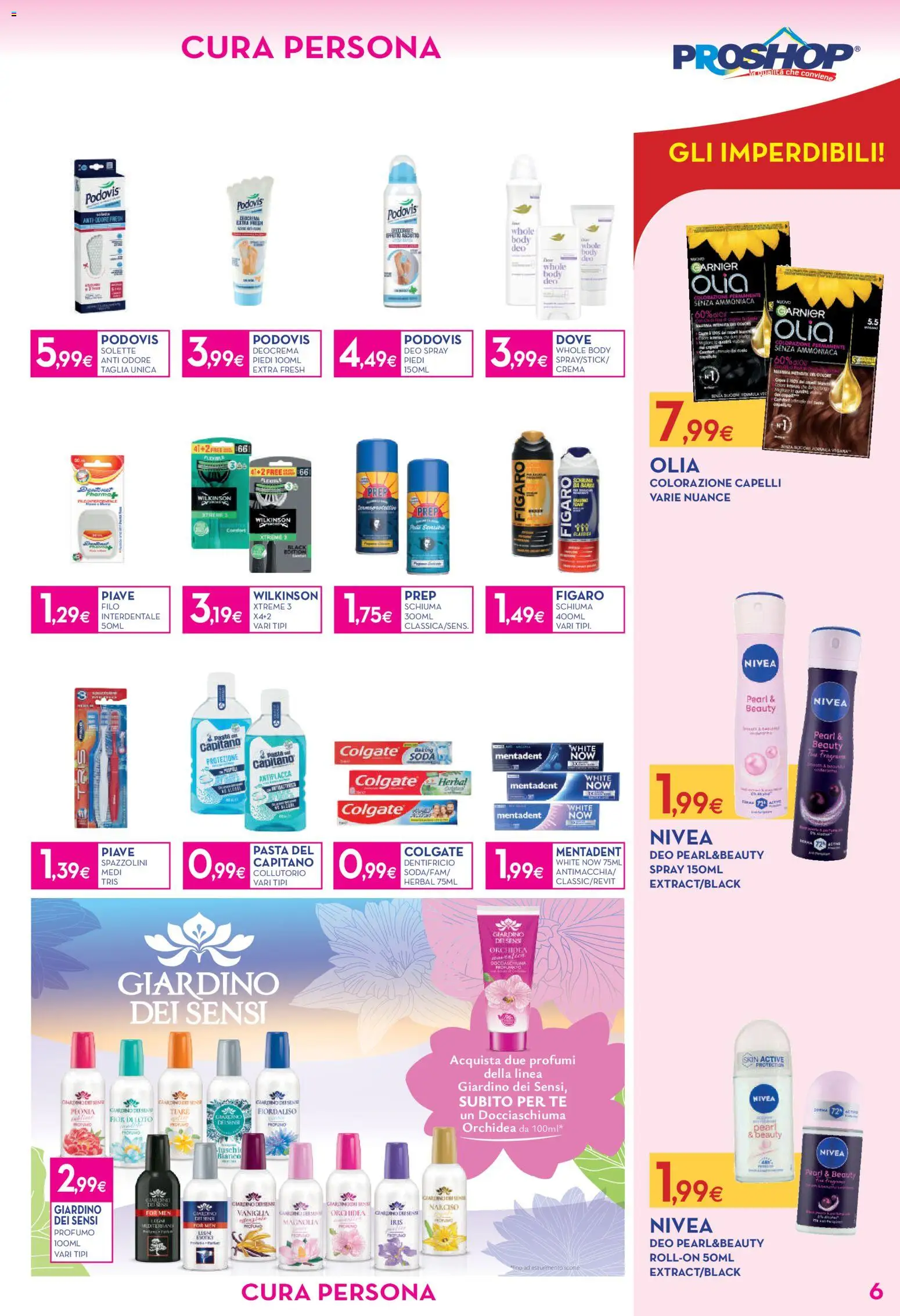 Volantino Proshop del 12.03.2026 | Pagina: 7 | Prodotti: Collutorio, Colorazione capelli, Pasta, Profumo