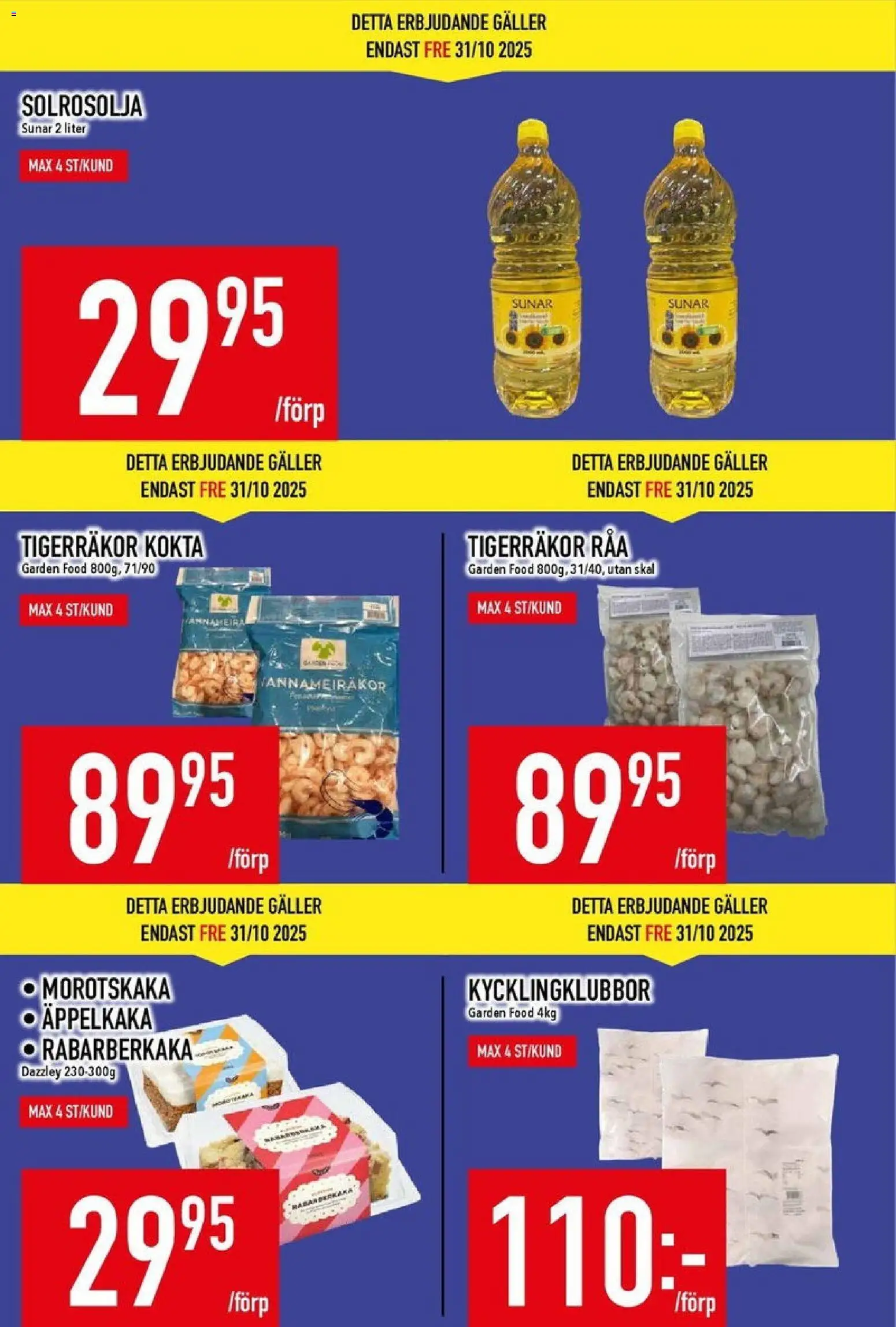 Matdax reklamblad aktuell från 27.10.2025 | Sida: 6 | Produkter: Galler