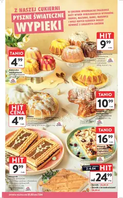 Pogląd oferty "Intermarche gazetka" - ważna od 31.03.2026 | Strona: 10 | Produkty: Czekoladowa, Polewa czekoladowa, Babka