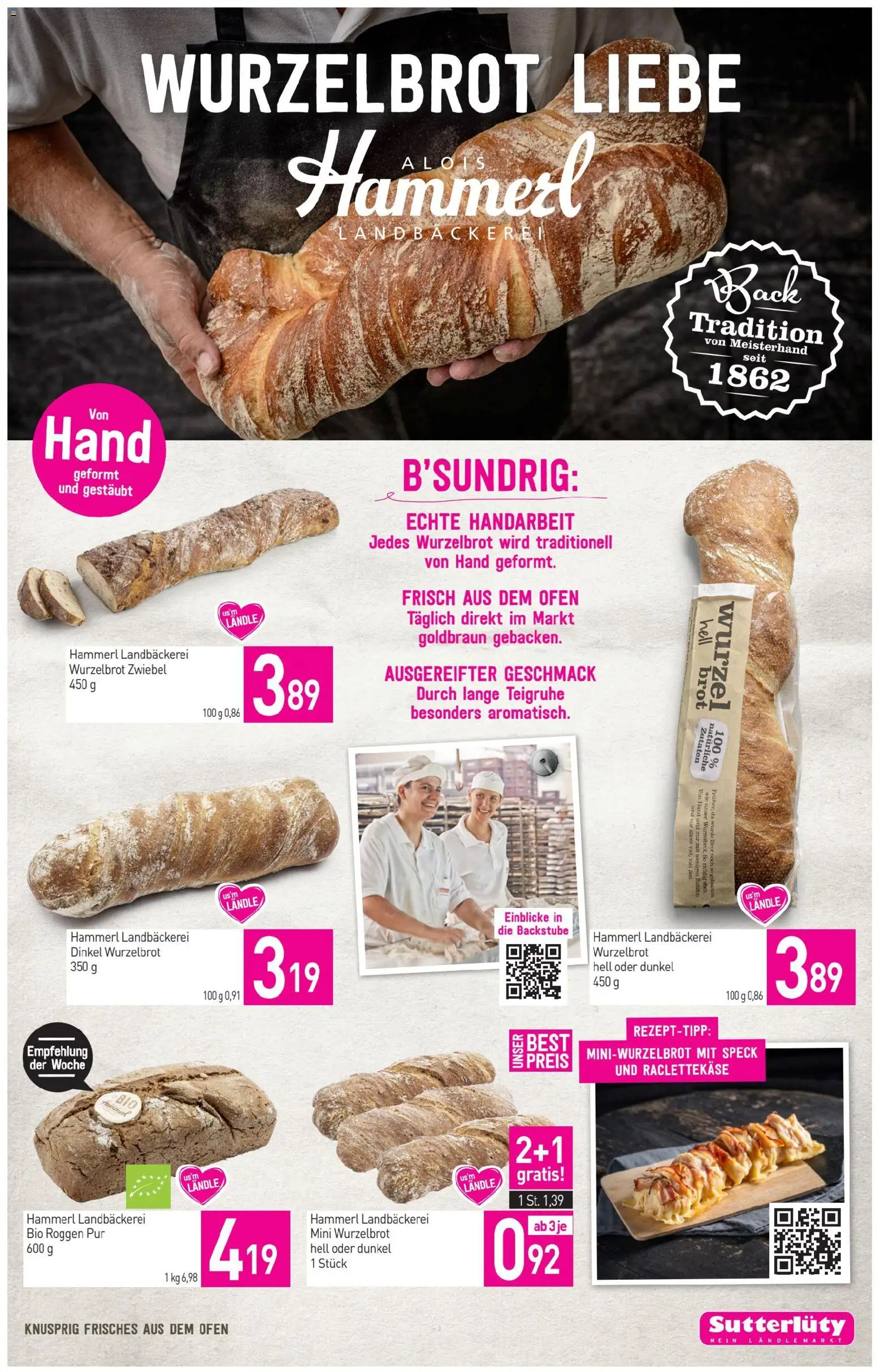 Sutterlüty Flugblatt gültig ab 22.01.2026 | Seite: 9 | Produkte: Ofen, Brot