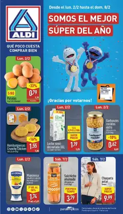 Vista previa Aldi folleto Península válido desde el 02.02.2026