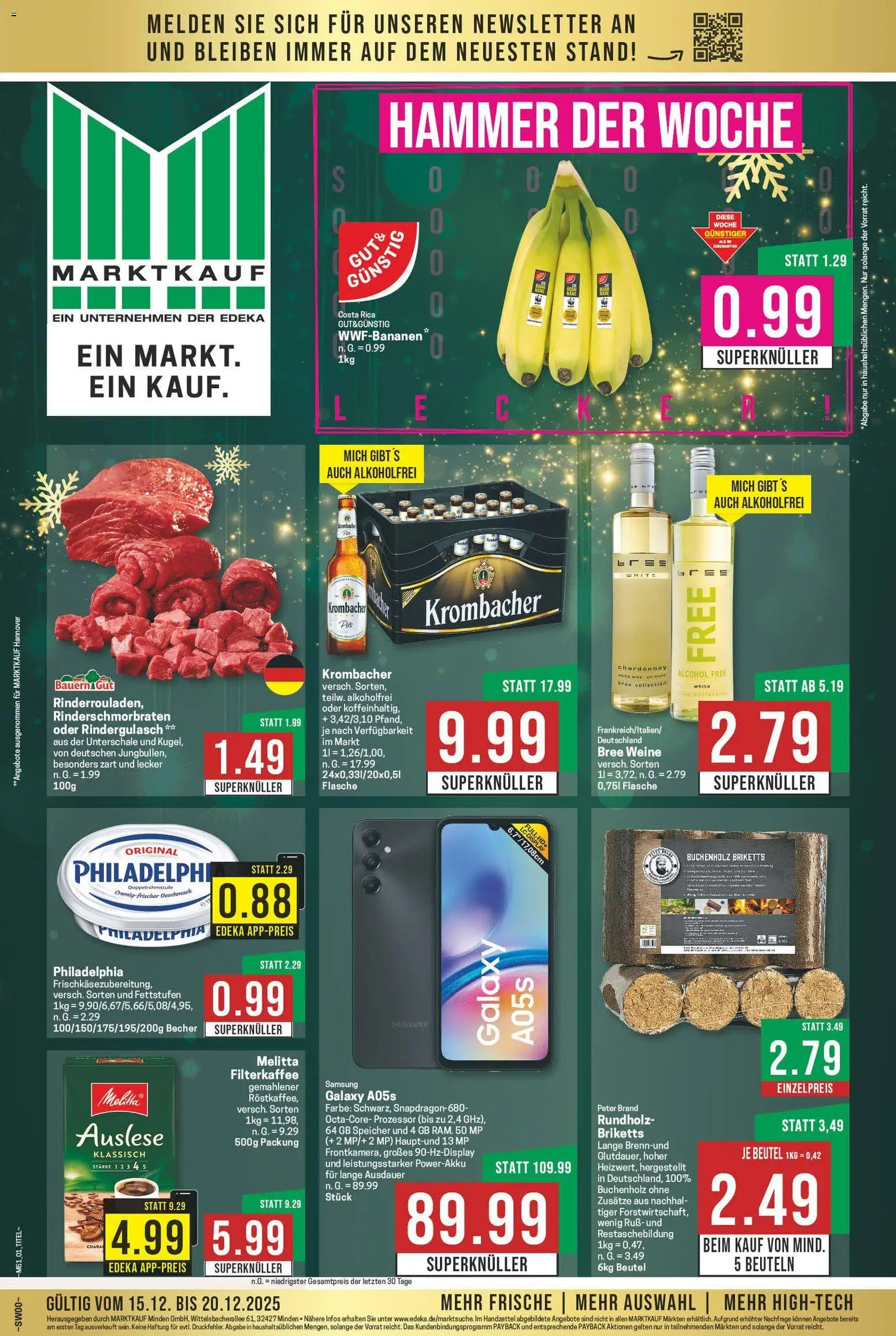 Marktkauf Prospekt 	 – gültig ab 15.12.2025 | Seite: 1