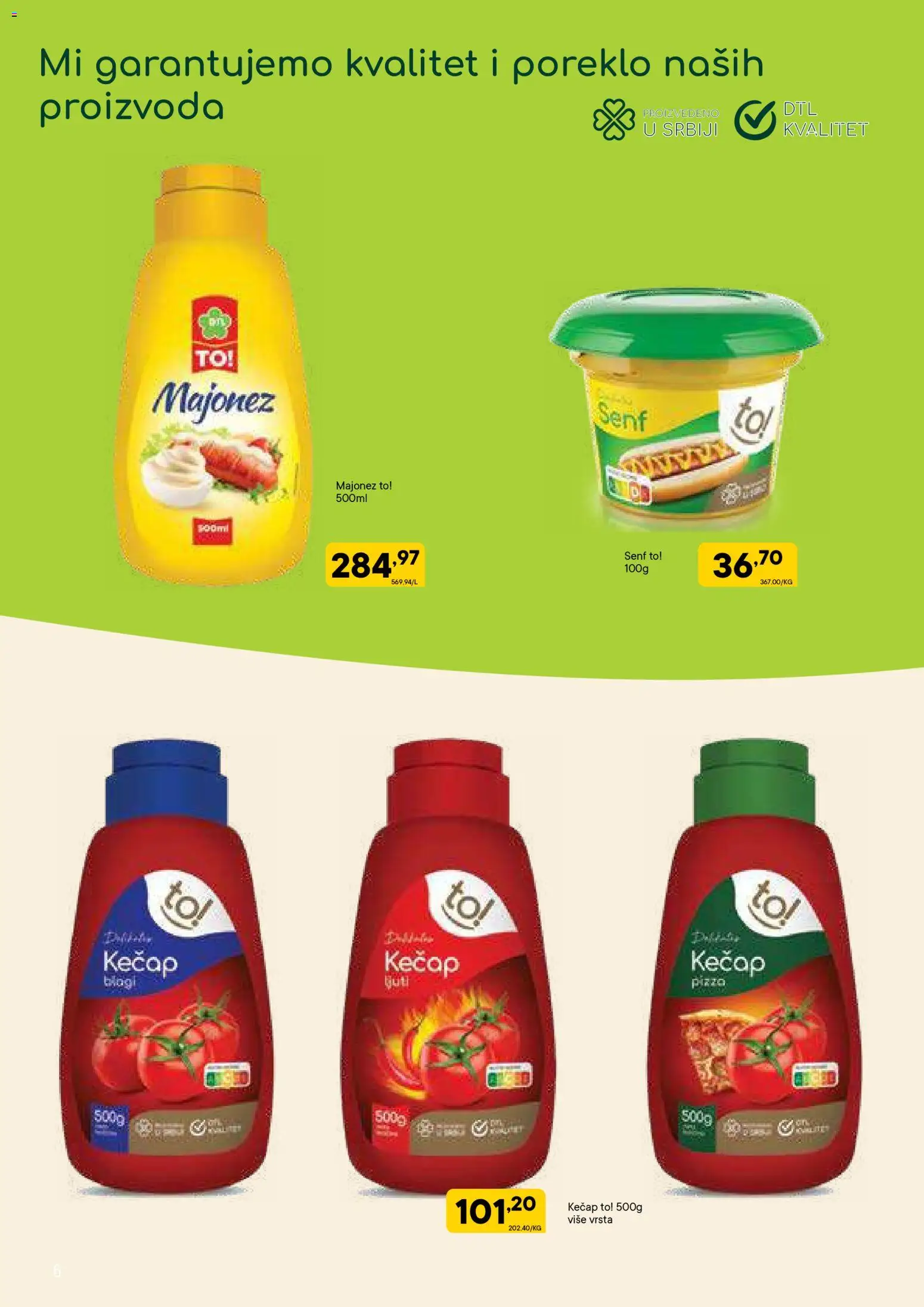 PerSu katalog - važi od 29.01.2026 | Strana: 6 | Proizvode: Majonez, Kečap, Senf