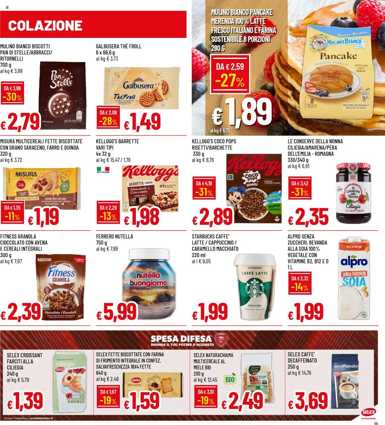 Volantino Galassia del 21.08.2025 | Pagina: 15 | Prodotti: Caffè, Latte, Olio, Croissant