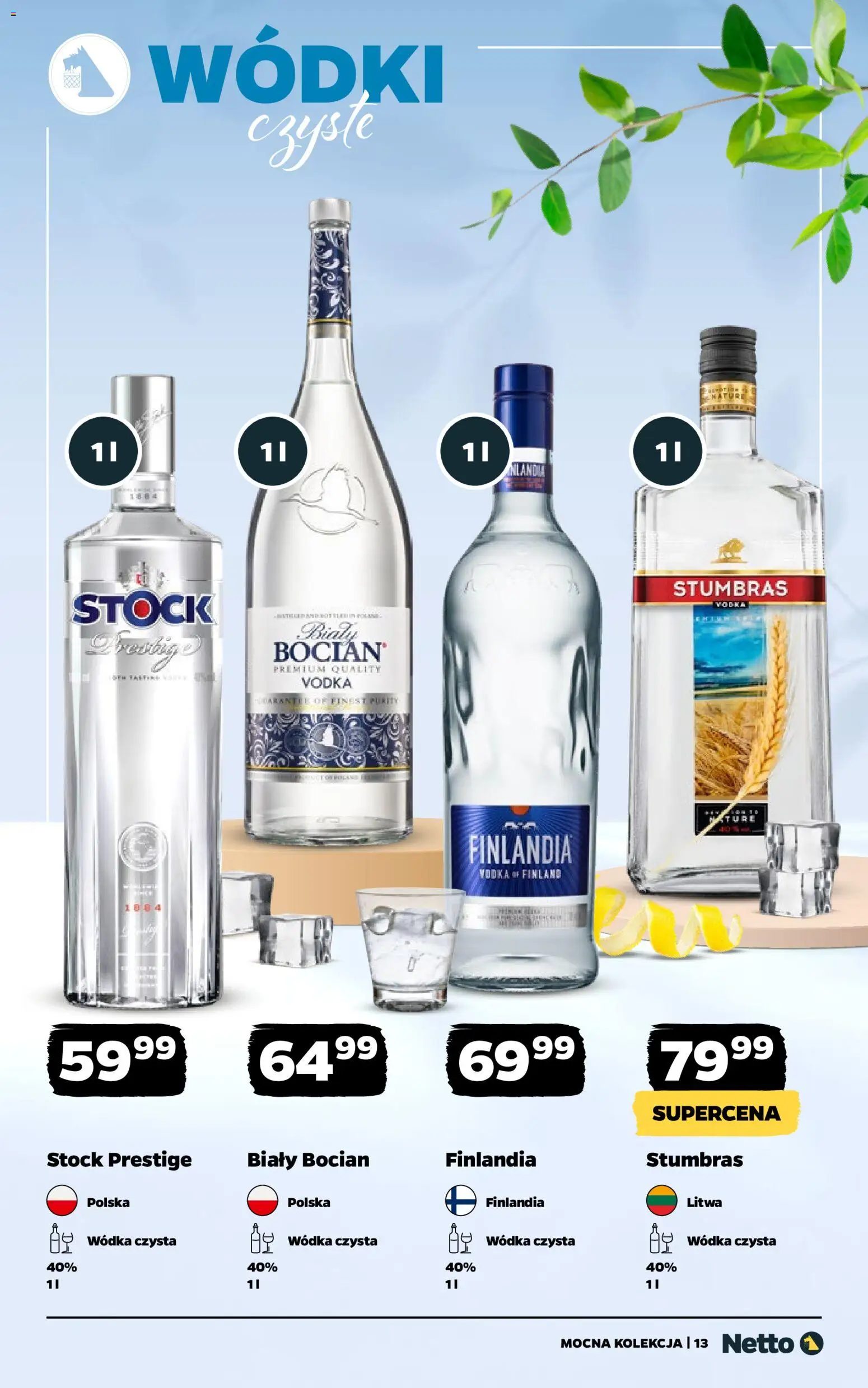 Netto gazetka - Alkohole mocne od 27.04.2026 | Strona: 13 | Produkty: Vodka, Wódka