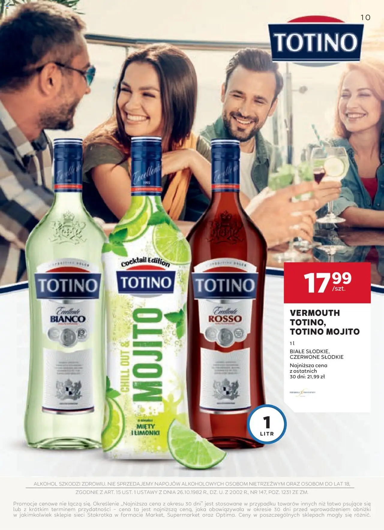Stokrotka Gazetka - Oferta alkoholowa od 13.08.2025 | Strona: 10 | Produkty: Stokrotka, Alkohol