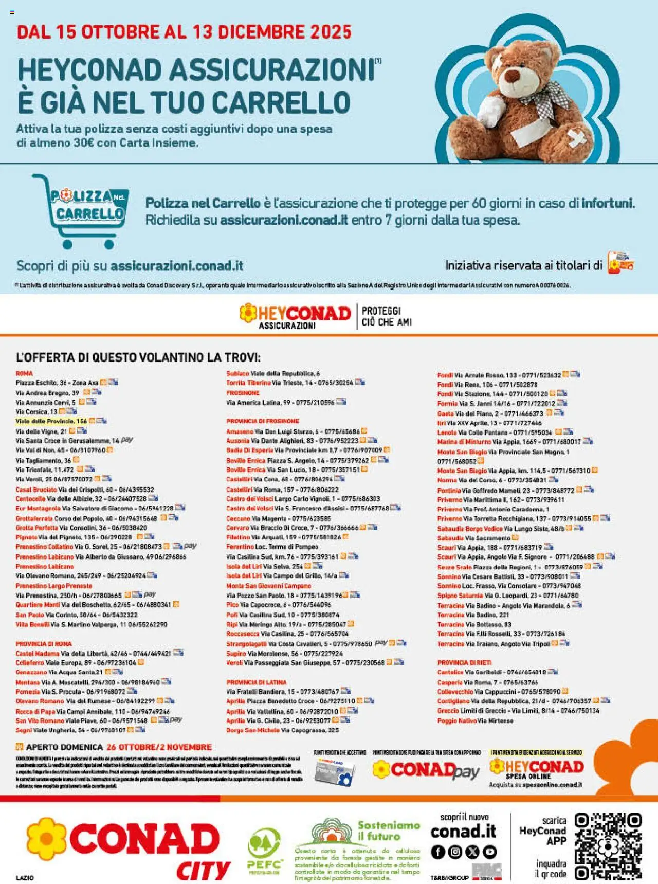 Volantino Conad del 22.10.2025 | Pagina: 16 | Prodotti: Acqua, Carrello
