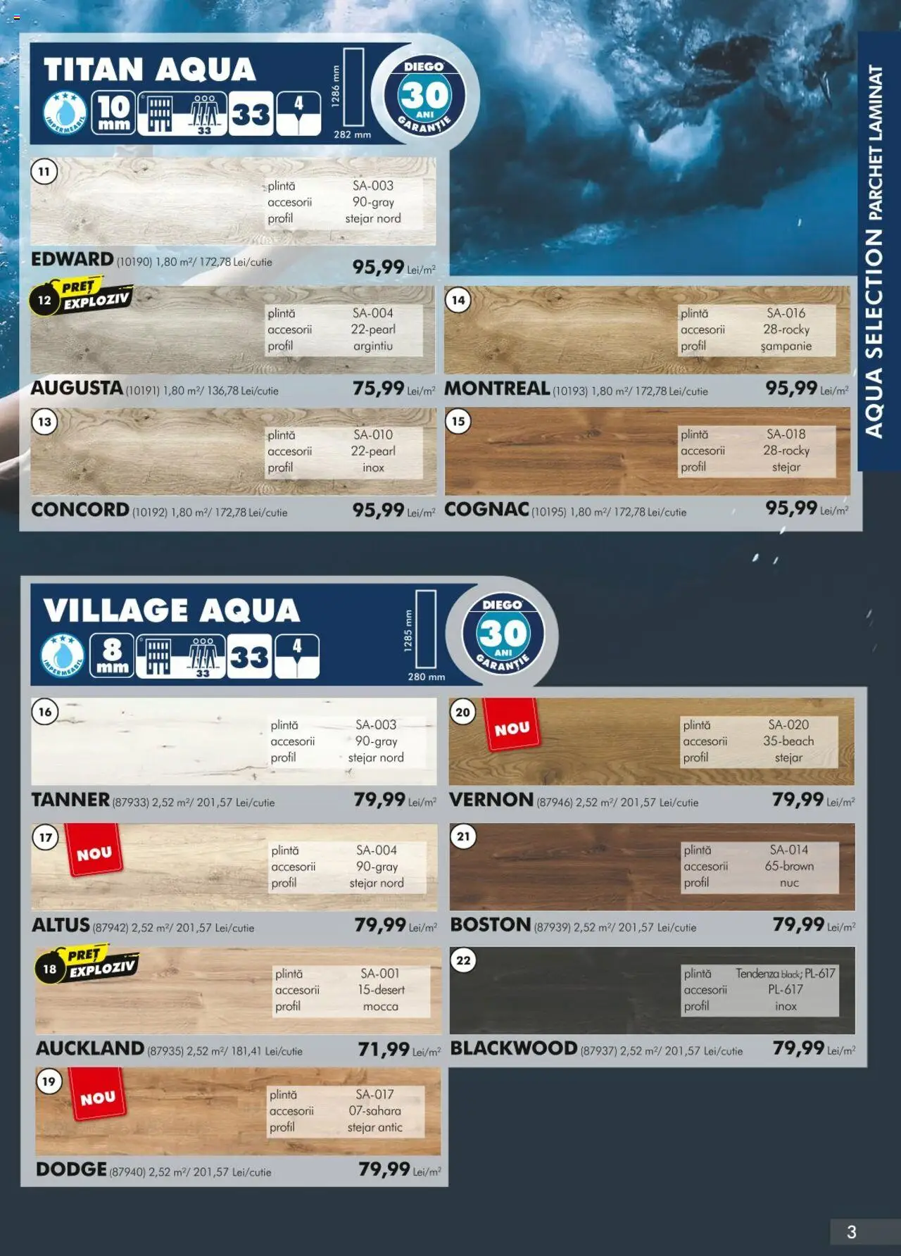 Noul catalog Diego – valabil de la 01.04.2024 | Pagină: 3 | Produse: Parchet