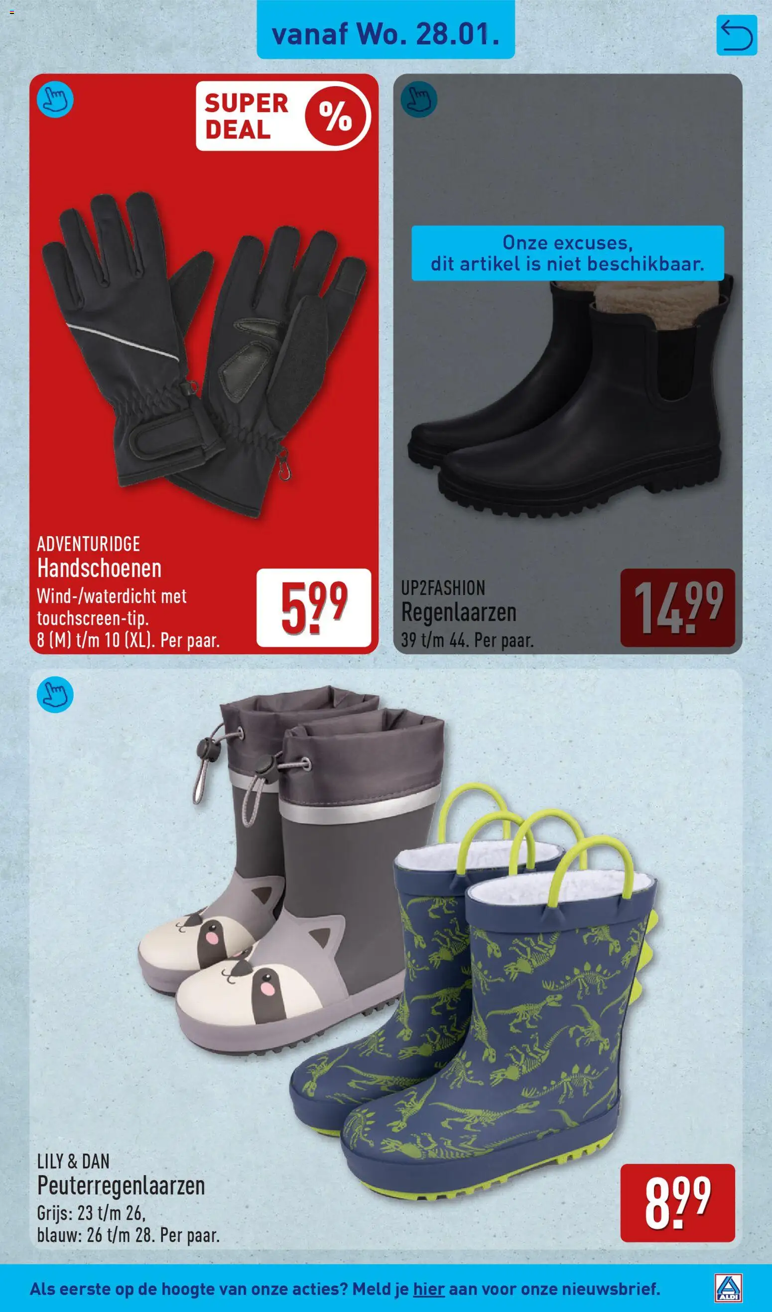 {H1} | Pagina: 39 | Producten: Regenlaarzen, Handschoenen