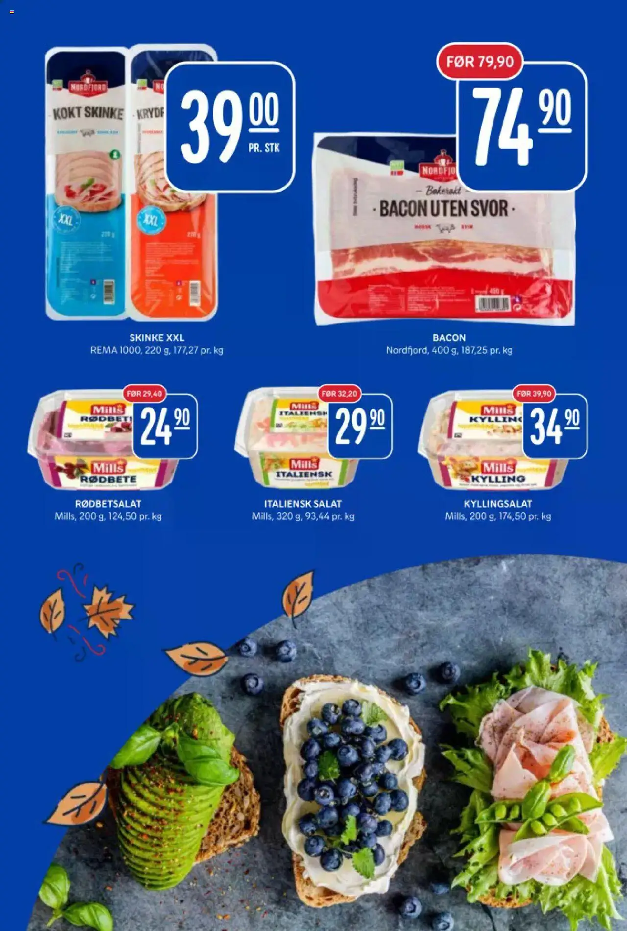 {H1} | Side: 15 | Produkter: Diffuser, Skinke, Kylling, Salat