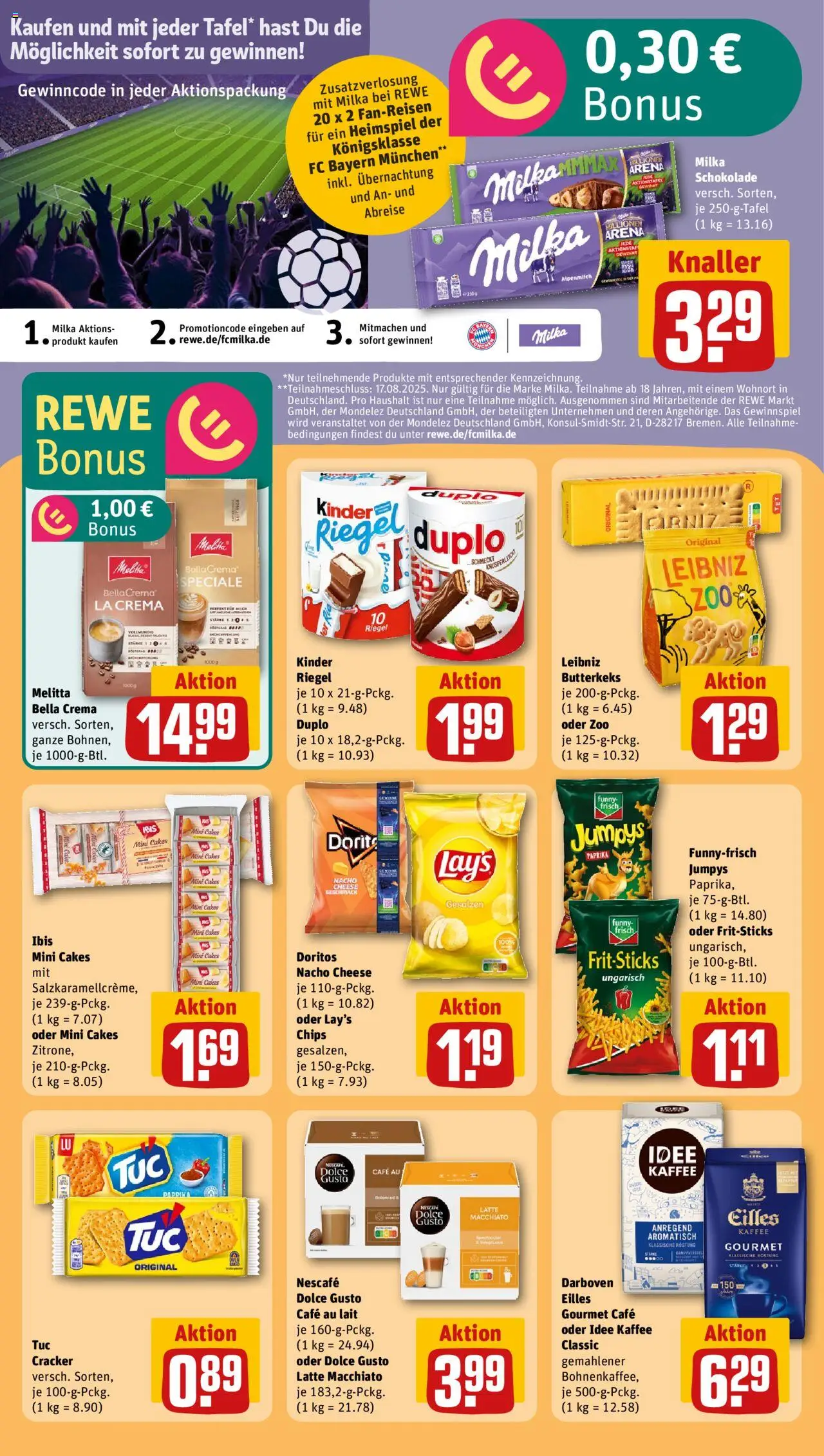Rewe ihr Kaufpark Prospekt 	 - gültig ab dem 11.08.2025 | Seite: 19 | Produkte: Melitta, Idee kaffee, Milka, Dolce gusto