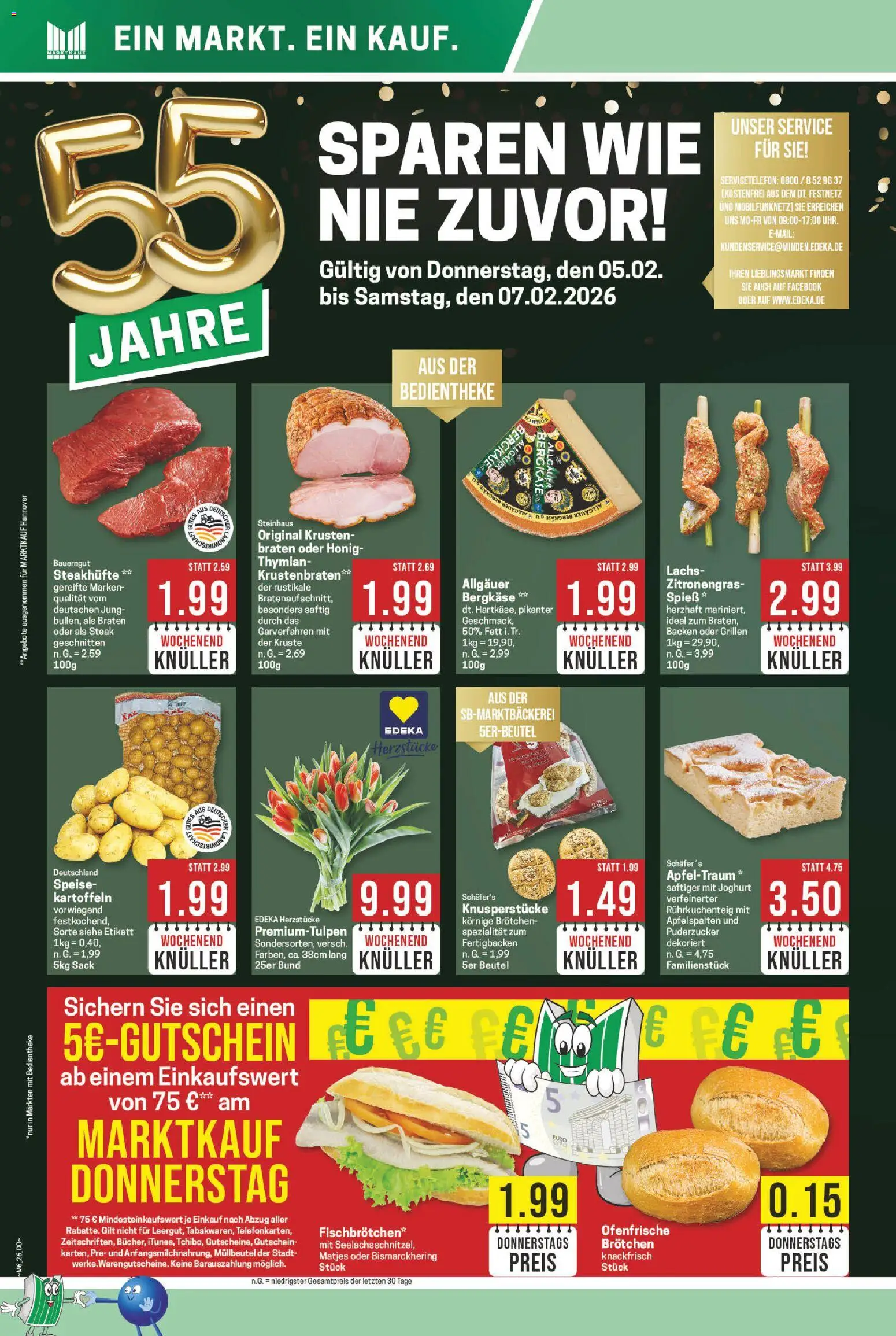 Marktkauf Prospekt 	 – gültig ab 02.02.2026 | Seite: 26 | Produkte: Zitronengras, Theke, Lachs, Kartoffeln