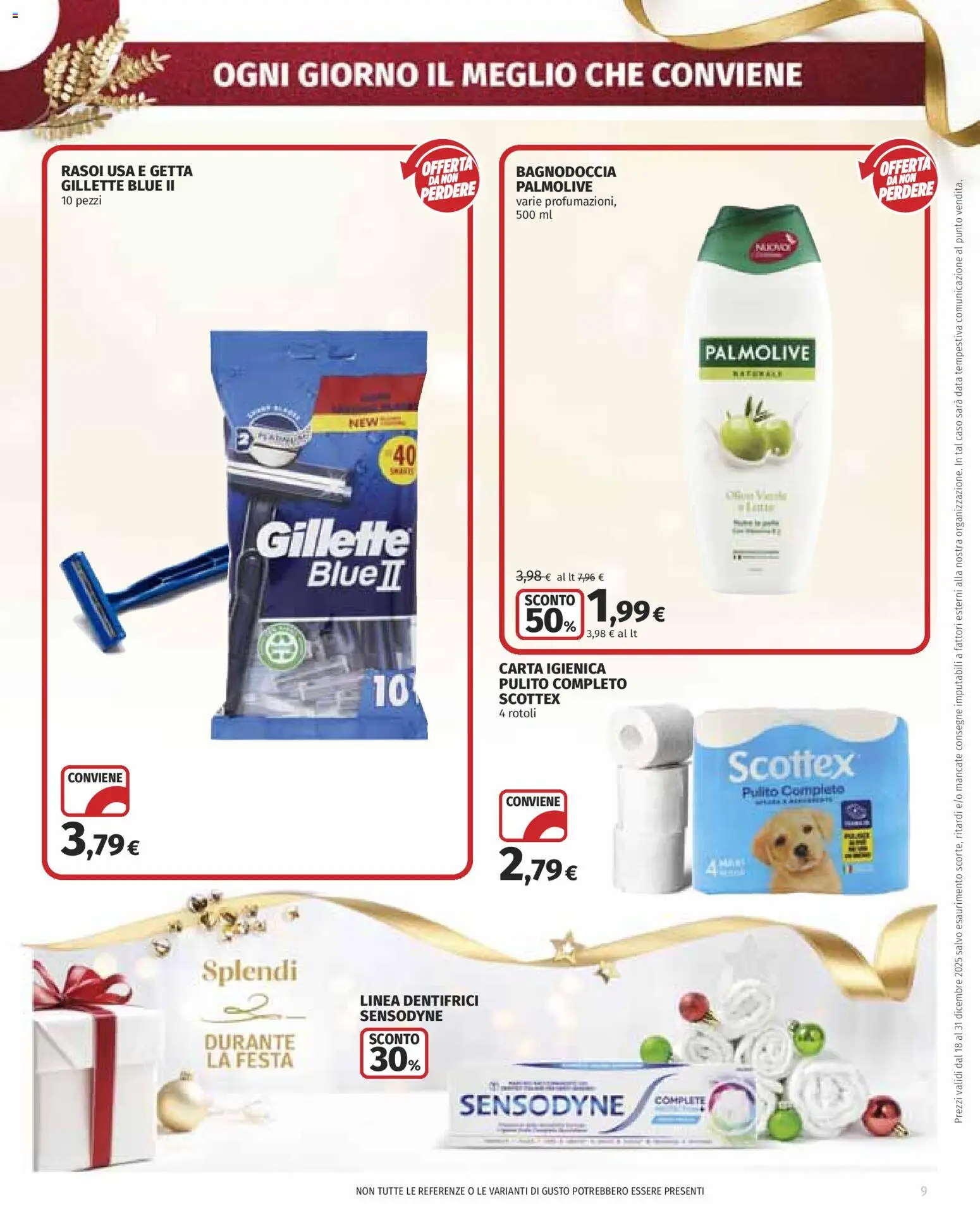 Volantino COOP del 18.12.2025 | Pagina: 9 | Prodotti: Carta igienica, Data