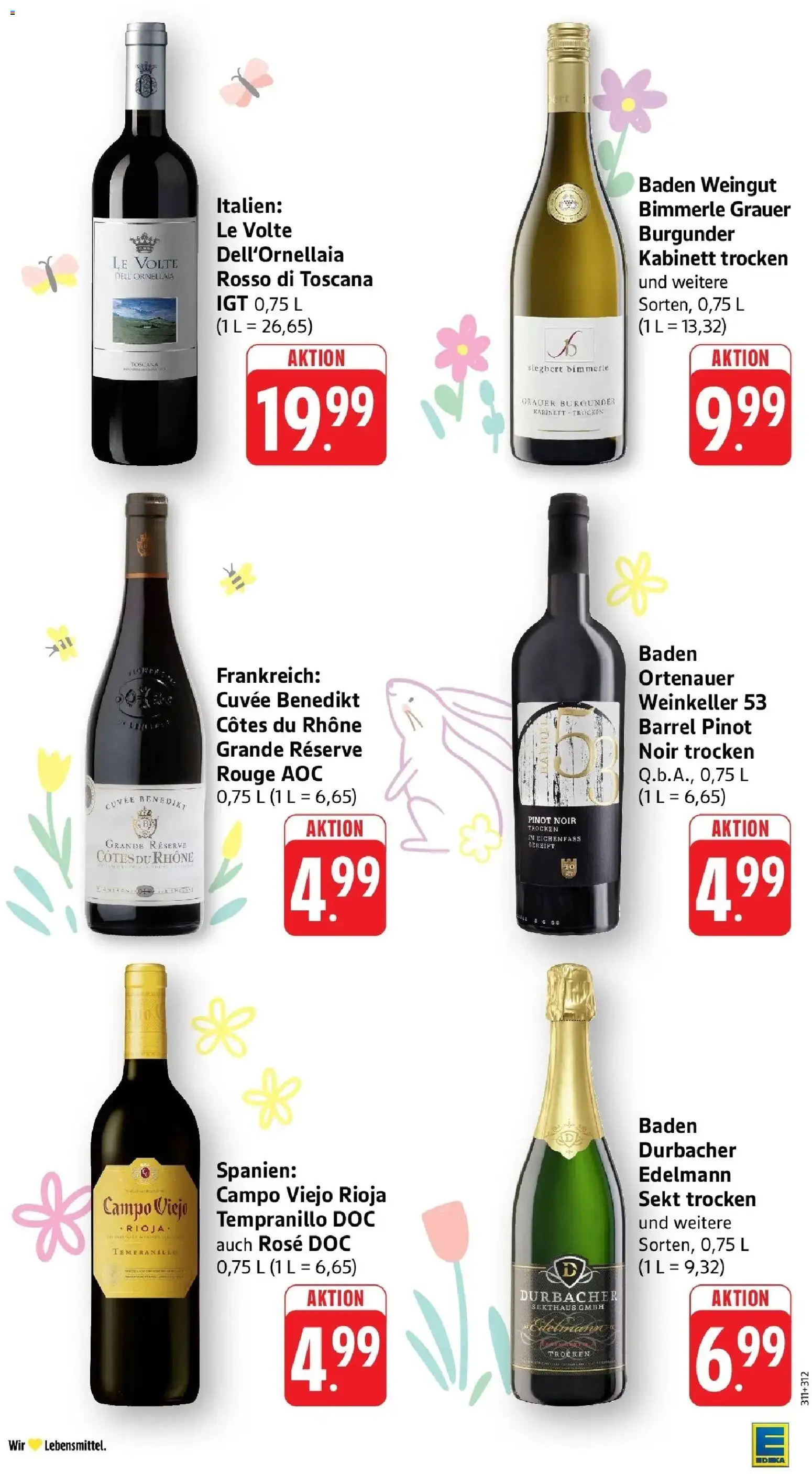 Edeka prospekt Ettenheim	 – gültig ab 29.03.2026 | Seite: 43 | Produkte: Sekt, Rouge