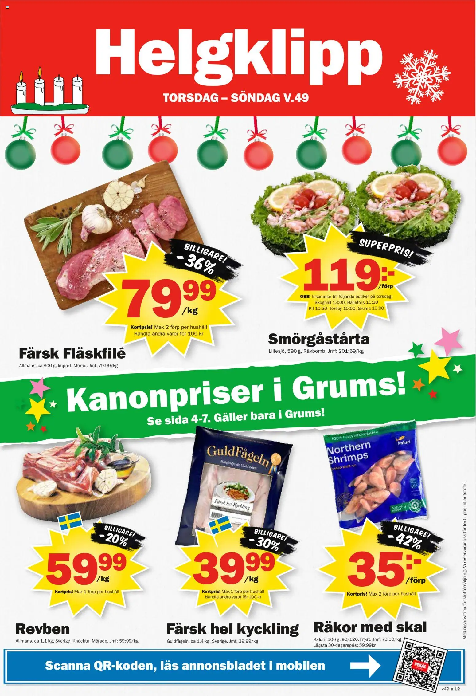 Pekås reklamblad aktuell från 01.12.2025 | Sida: 12