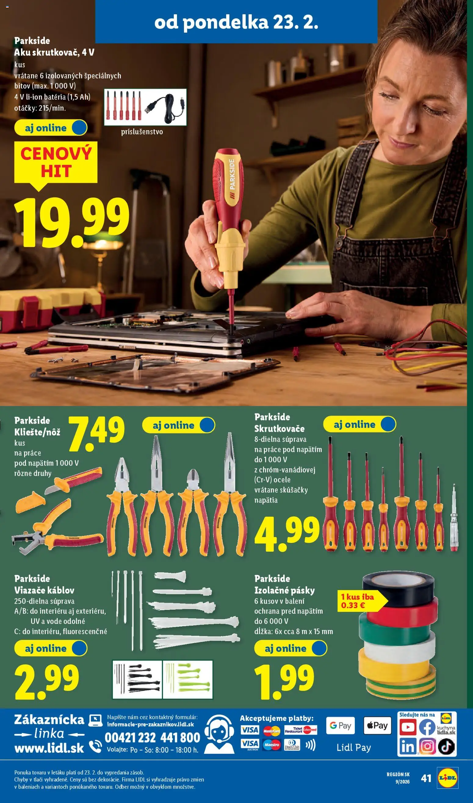 Nové Lidl akcie – leták je platný od 26.02.2026 | Strana: 89 | Produkty: Kuchyňa, Aku, Parkside, Parkside aku