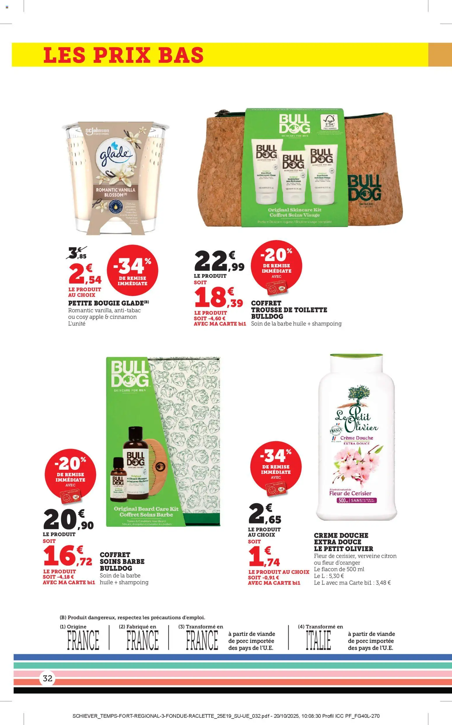 {H1} | Page: 32 | Produits: Douche, Viande, Porc, Crème