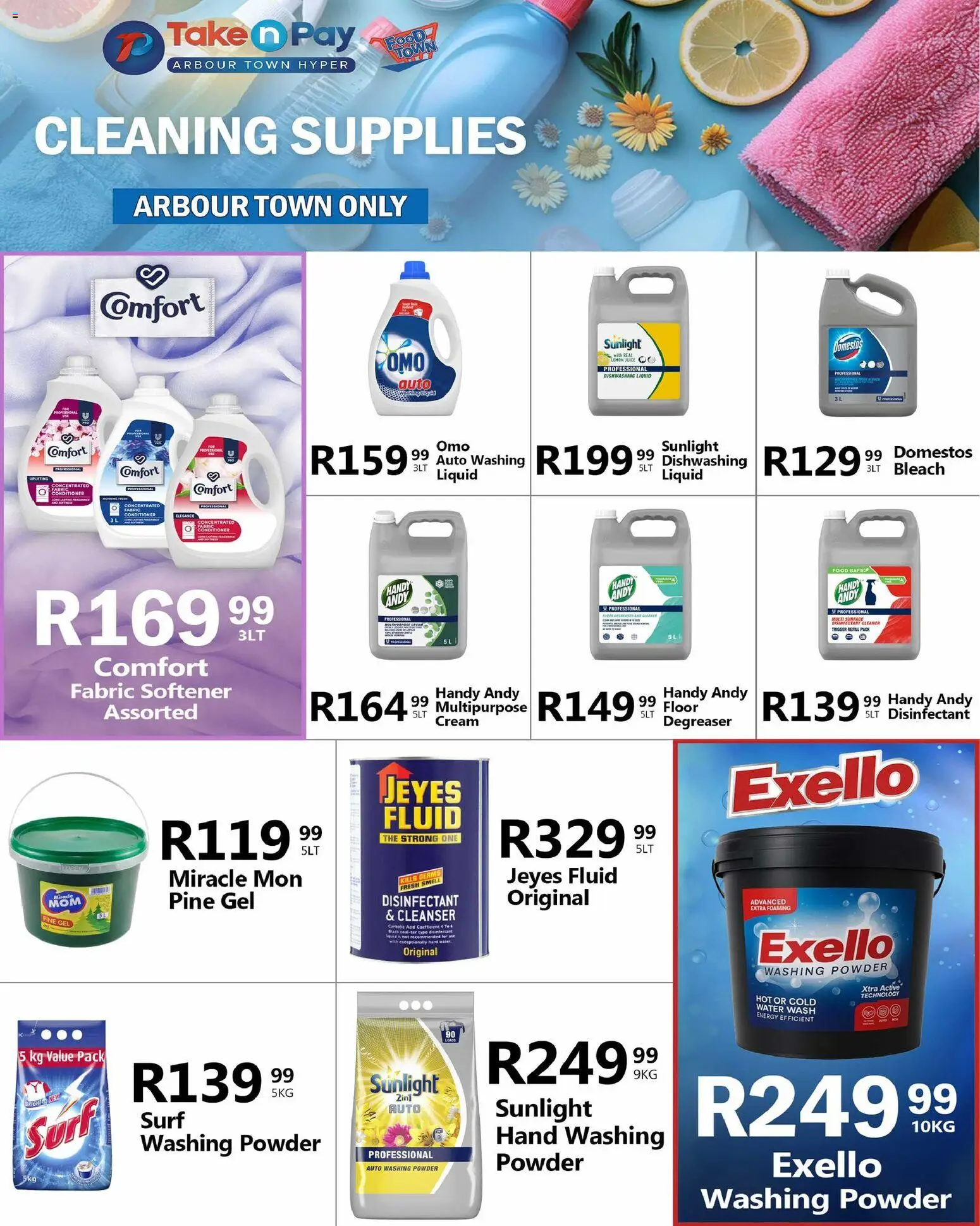 New Pick n Pay catalogue – valid from 30.03.2026 | Page: 47 | Products: Bleach, Juice, Water, Washing powder