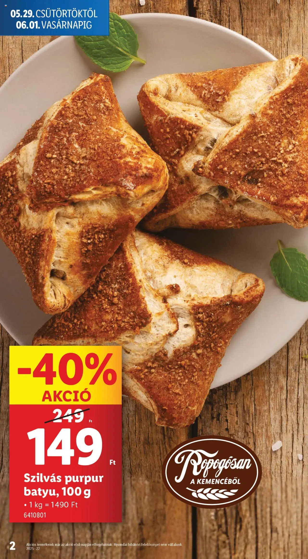 Lidl akciós ujság - amely érvényes a következő dátumtól: 29.05.2025 | Oldal: 2