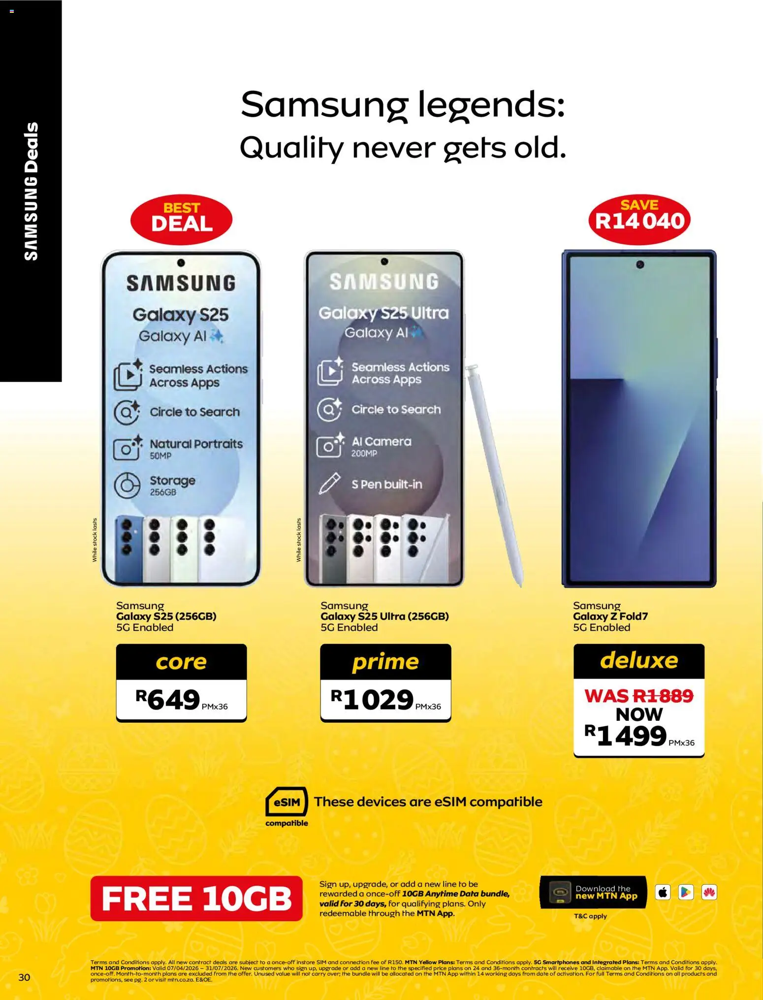 New MTN catalogue – valid from 07.04.2026 | Page: 30 | Products: Data, Camera, Pen, Stock