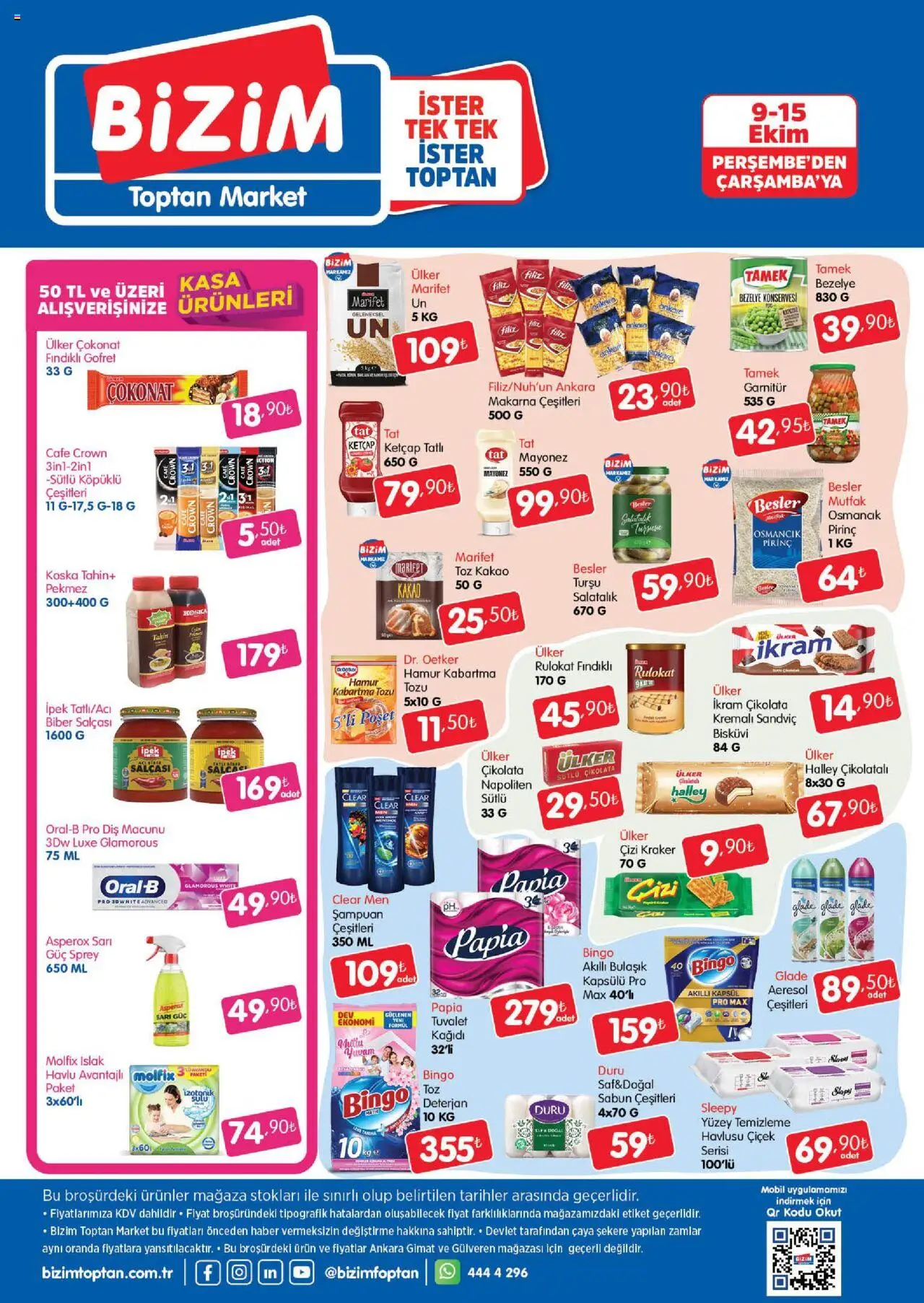 Bizim Toptan Katalog - 09.10.2025 tarihinden itibaren geçerlidir | Sayfa: 2 | Ürünler: Çikolata, Biber, Kasa, Bisküvi