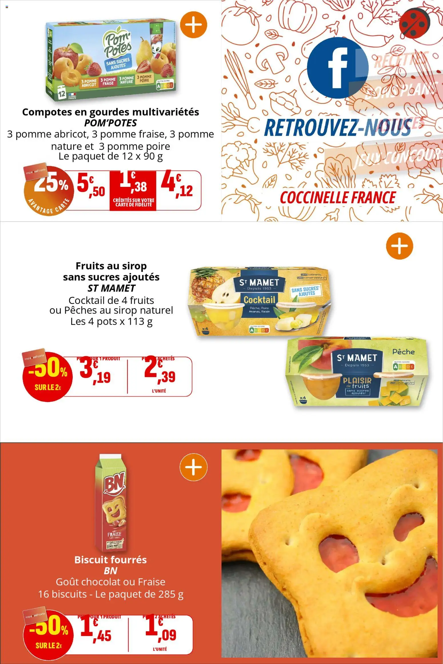 {H1} | Page: 19 | Produits: Poire, Pomme, Raisin, Chocolat