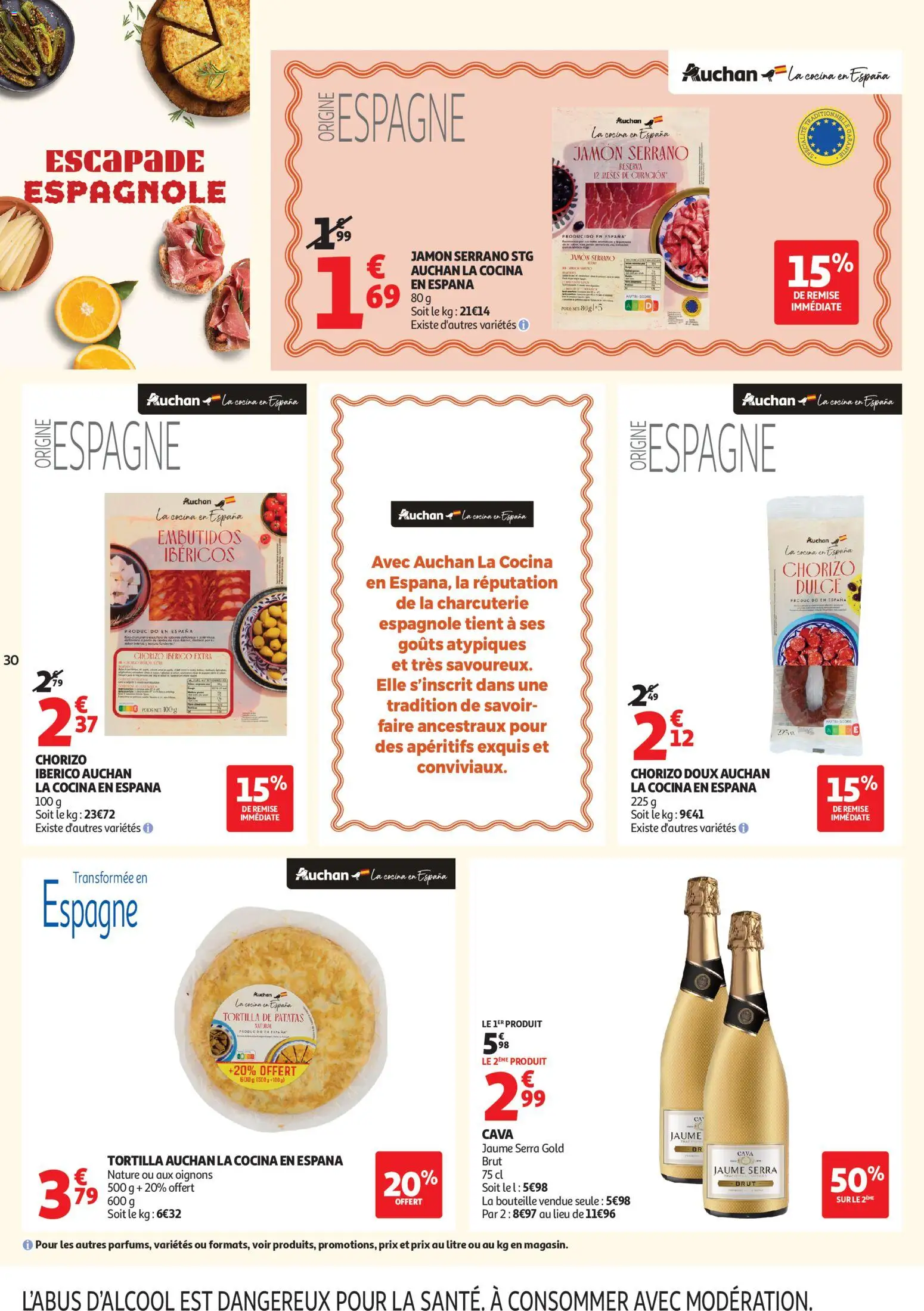 {H1} | Page: 30 | Produits: Chorizo, Oignons