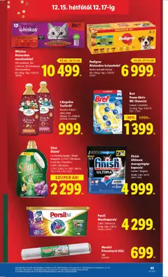 Lidl Akciós újság - amely érvényes a következő dátumtól: 11.12.2025 | Oldal: 65